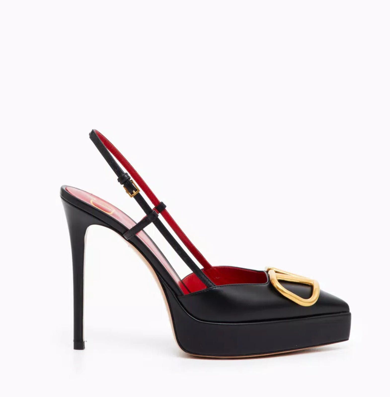 Other Valentino V-Logo Signature Slingback Platform Pump Size US 7.5 / IT 37.5 - 1 Thumbnail