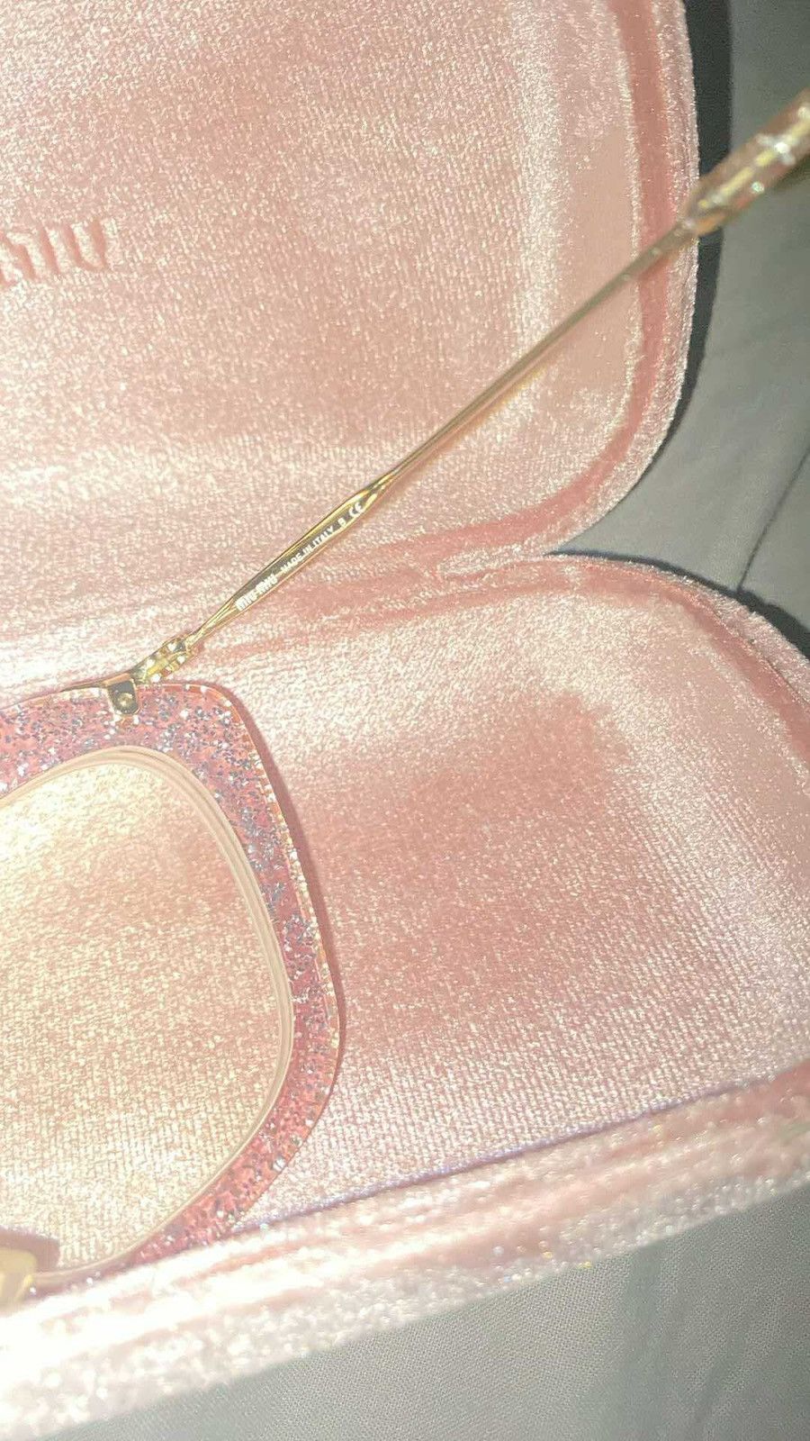 Miu Miu Miu miu pink glitter eyeglasses Size ONE SIZE - 4 Thumbnail