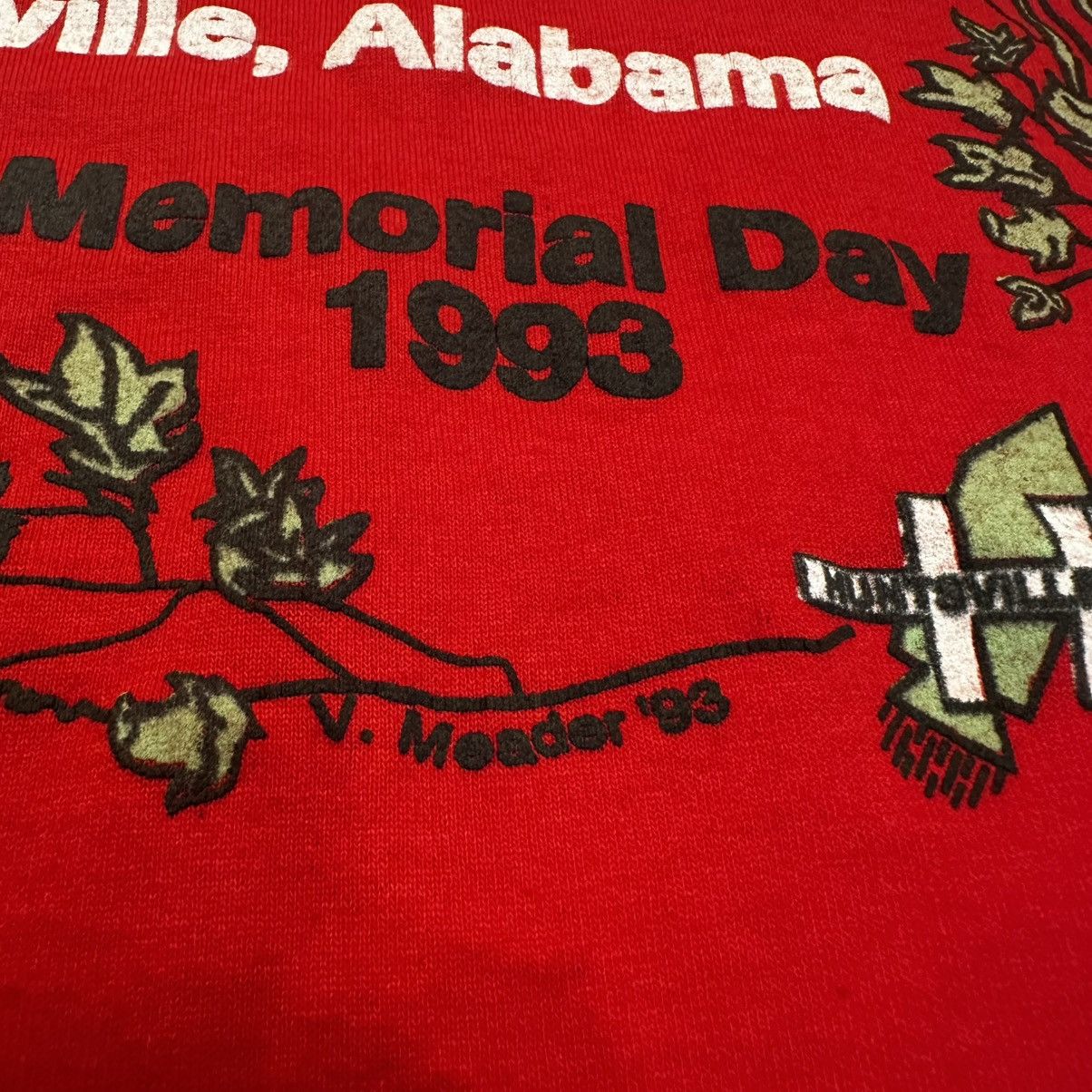 Vintage Vintage 90s Cotton Row Run Single Stitch Shirt Huntsville Size US XL / EU 56 / 4 - 3 Thumbnail