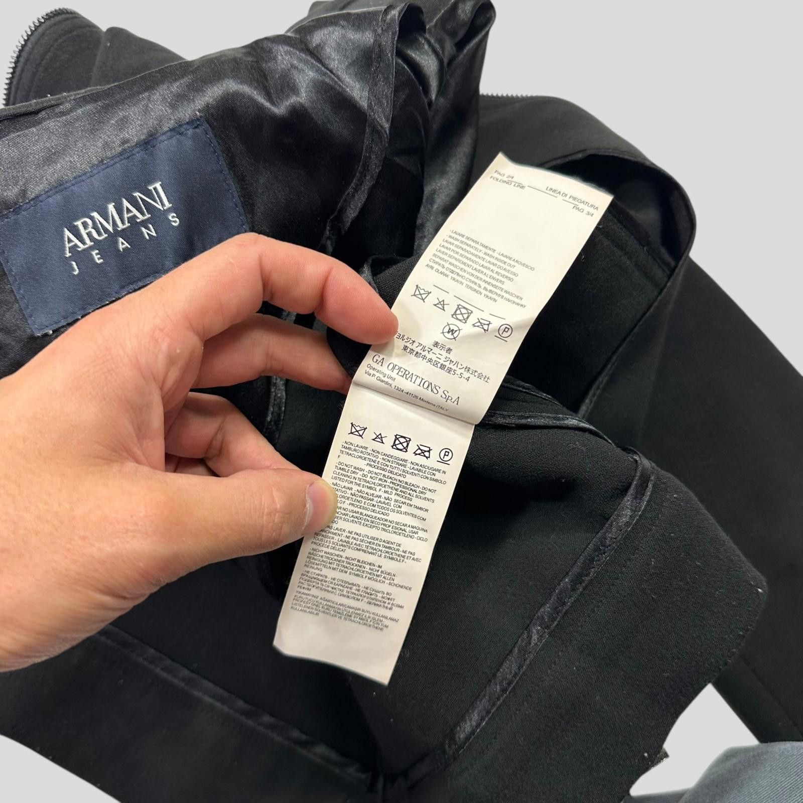 Armani Armani Jeans 00’s Cropped Jacket - IT38 (UK6) Size XS / US 0-2 / IT 36-38 - 7 Thumbnail