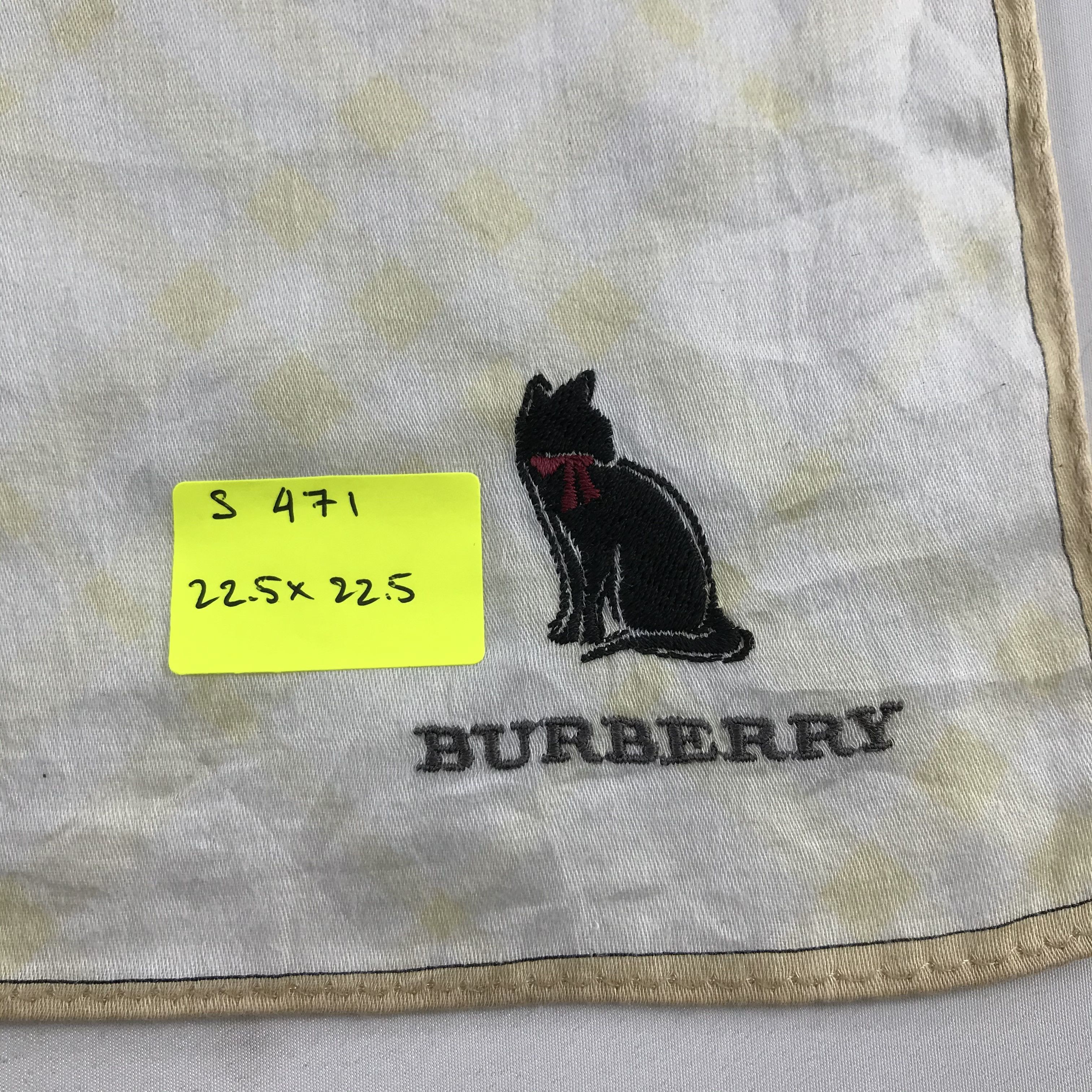 Burberry × Vintage Burberry Bandana / Handkerchief / Neckerchief - S471 Size ONE SIZE - 5 Thumbnail