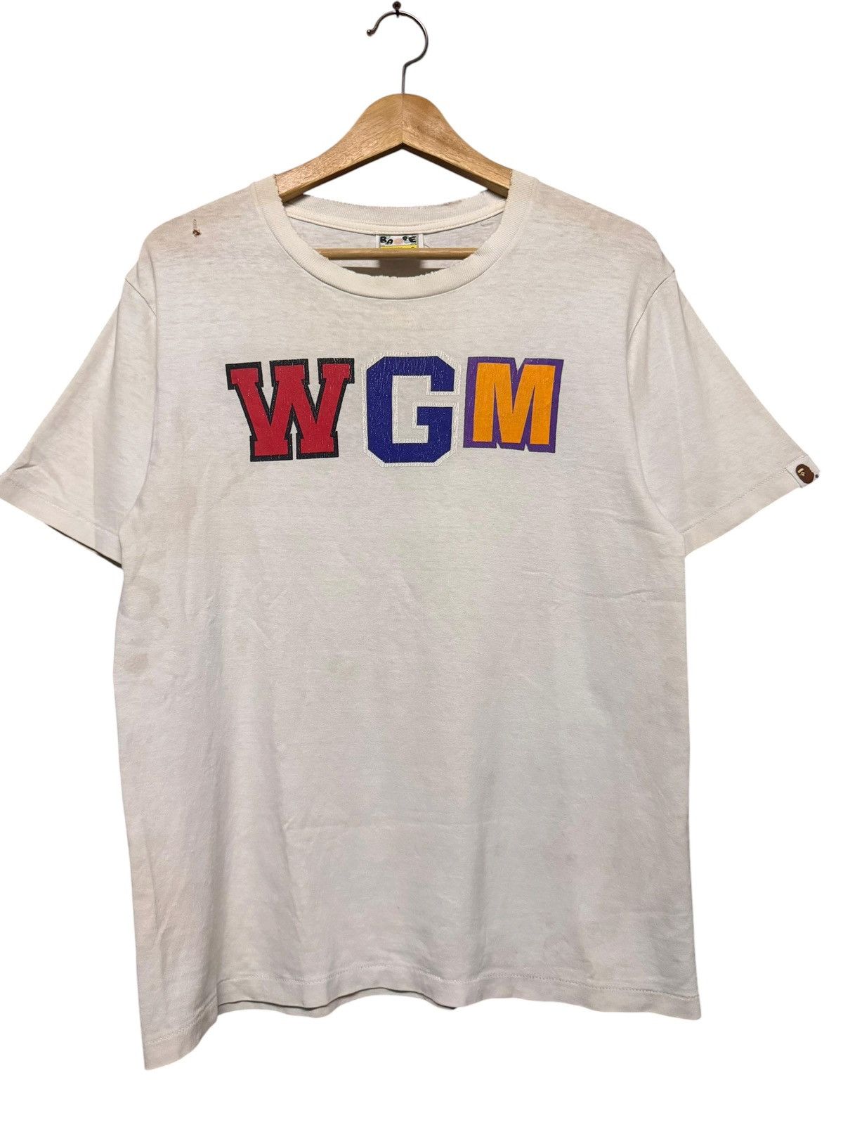 Bape A Bathing Ape Bape Nigo Era WGM Mad Shark Tee Size US S / EU 44-46 / 1 - 2 Thumbnail