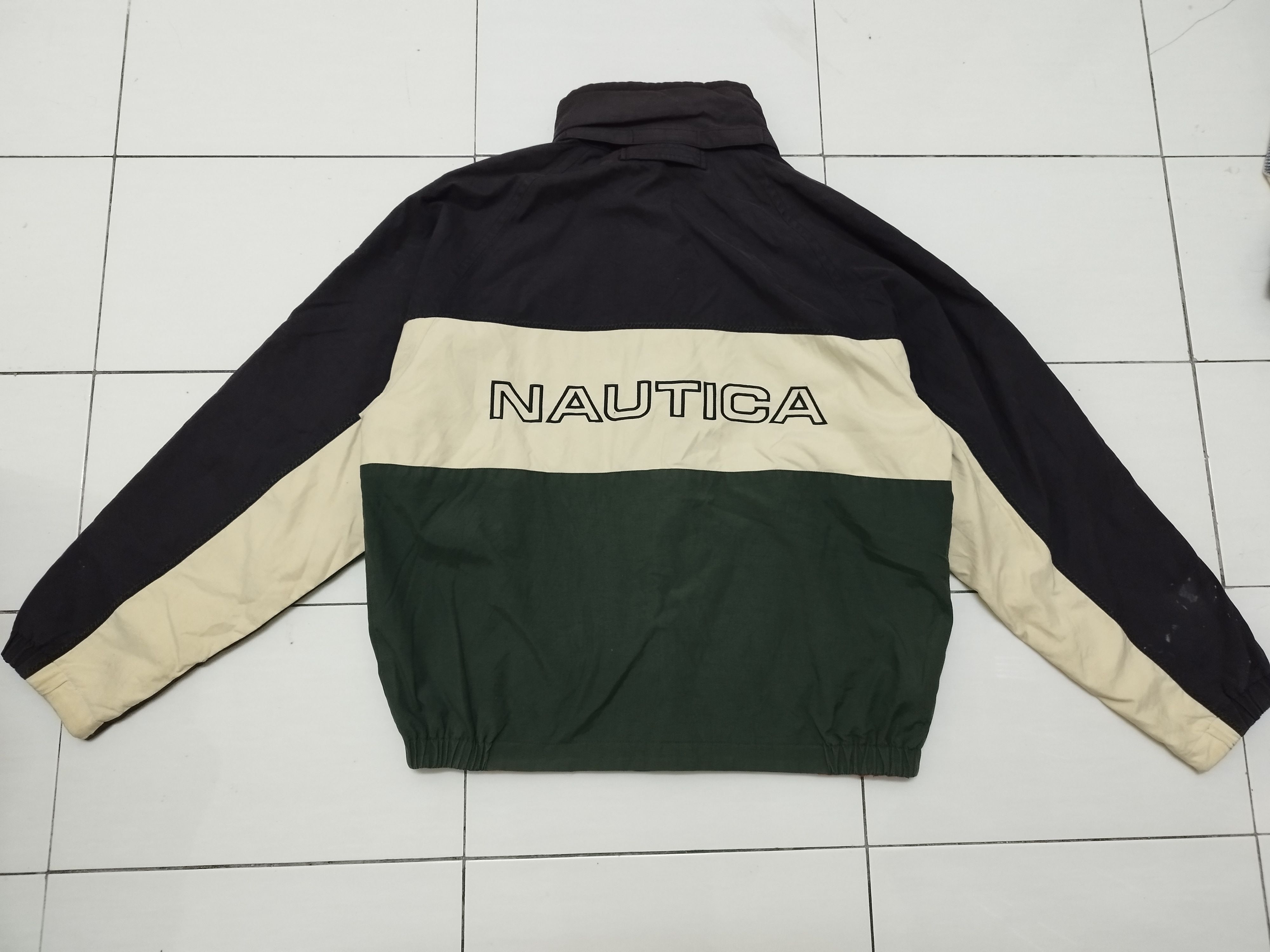 Nautica × Vintage Distressed Vintage Nautica Reversible Coat, 1980s Spell Out Size US L / EU 52-54 / 3 - 4 Thumbnail