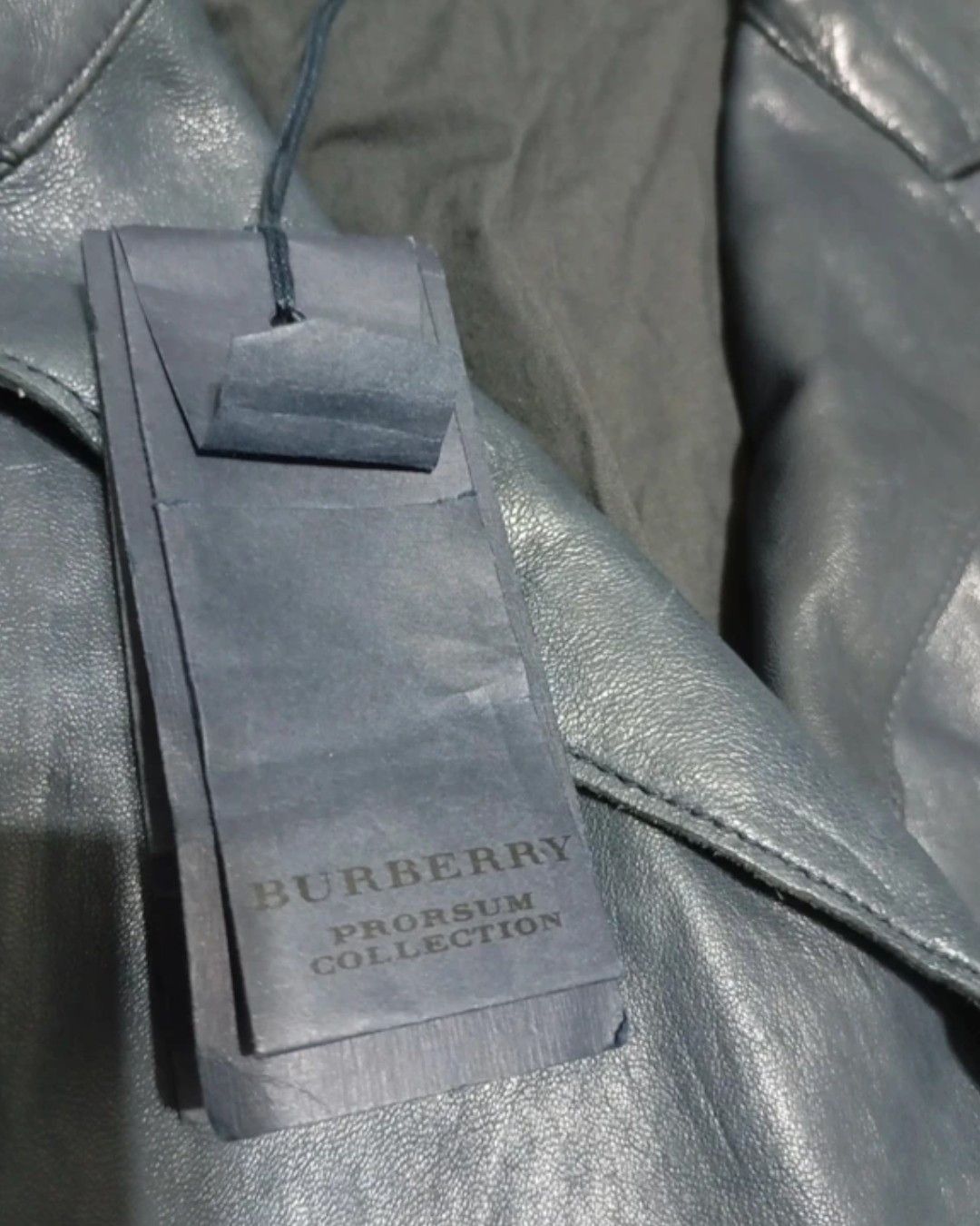 Burberry Prorsum VINTAGE PRORSUM 3 BUTTON LEATHER JACKET Size US M / EU 48-50 / 2 - 2 Thumbnail
