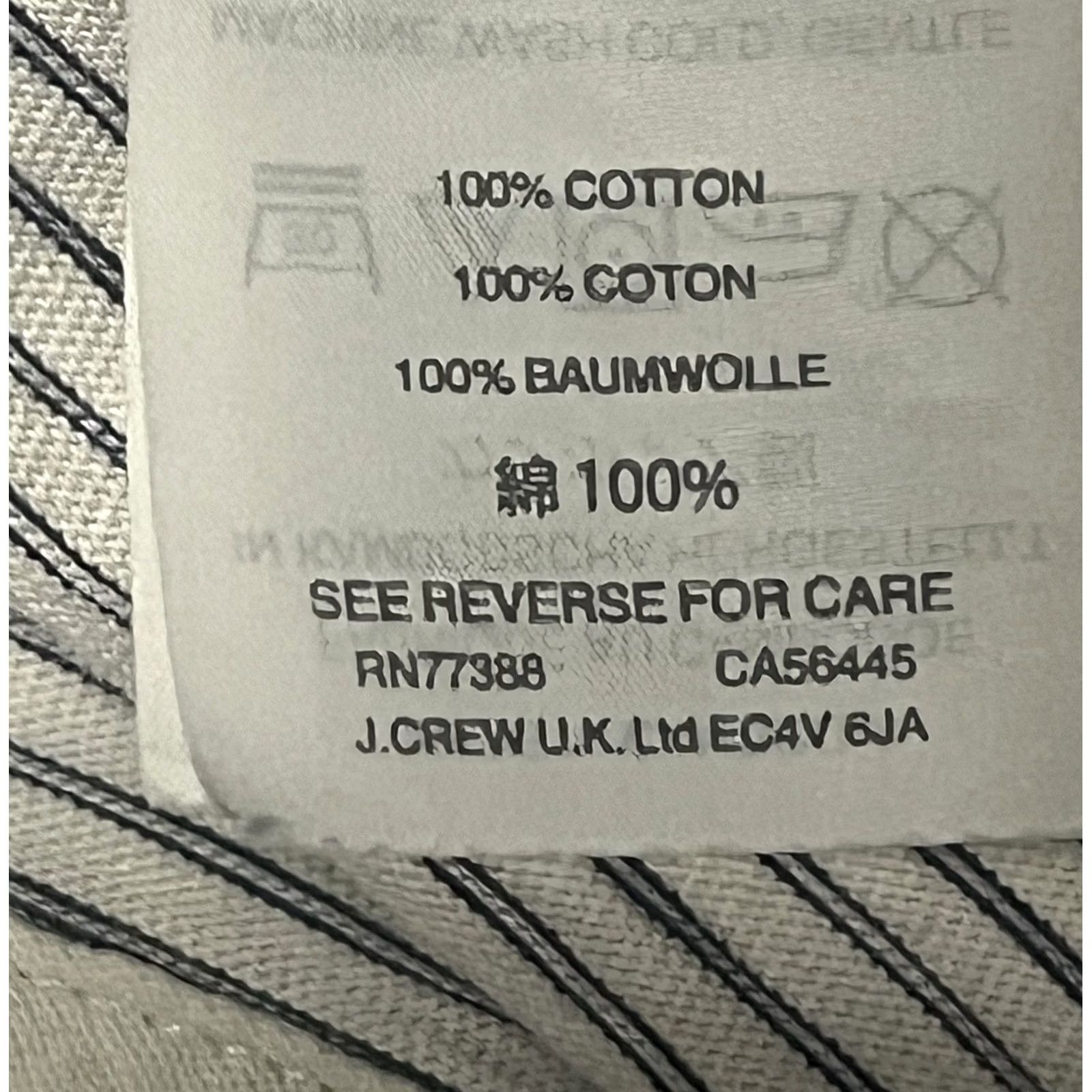 J.Crew J. Crew Men’s T-Shirt Crew Neck Short Sleeve Striped Beige Cotton Size M-L Regular Vintage No Size US M / EU 48-50 / 2 - 7 Thumbnail