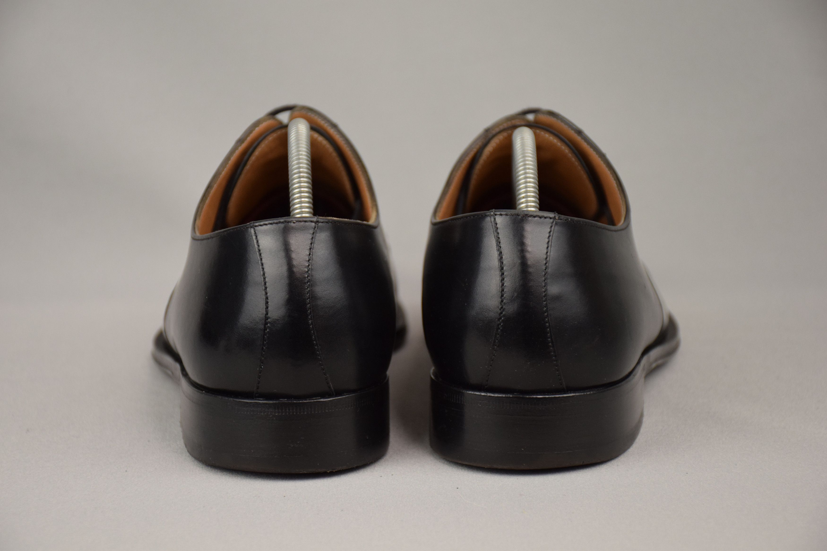 Bally × Vintage Bally Vintage Dress Shoes Black Oxfords Mens US 9 UK 8 EU 42 Size US 9 / EU 42 - 7 Thumbnail