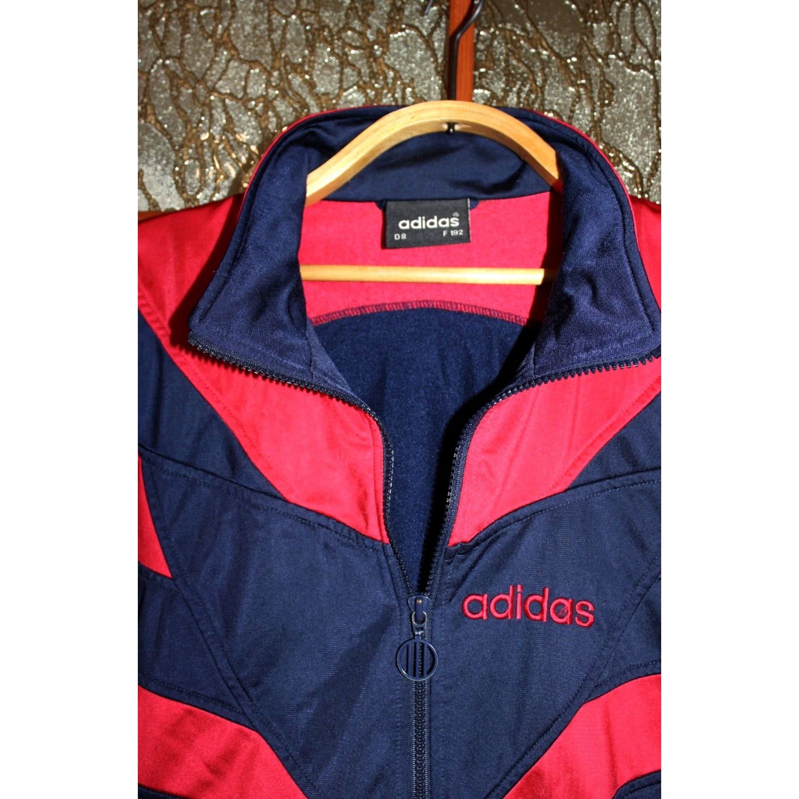 Adidas VINTAGE adidas Track Jacket Unisex Adults XXL Red/Blue 1990s Zip Sleeve Long Regular Autumn Spring Summer Winter All Seasons D8-F192 Size US XXL / EU 58 / 5 - 3 Thumbnail