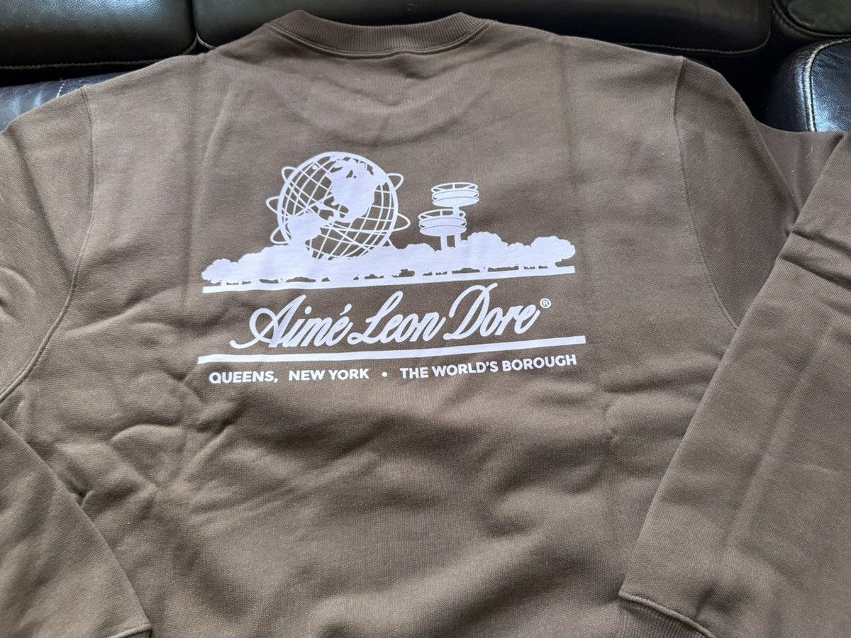 Aime Leon Dore Aime Leon Dore ALD Unisphere Crewneck Brown Sweatshirt XL Size US XL / EU 56 / 4 - 7 Thumbnail