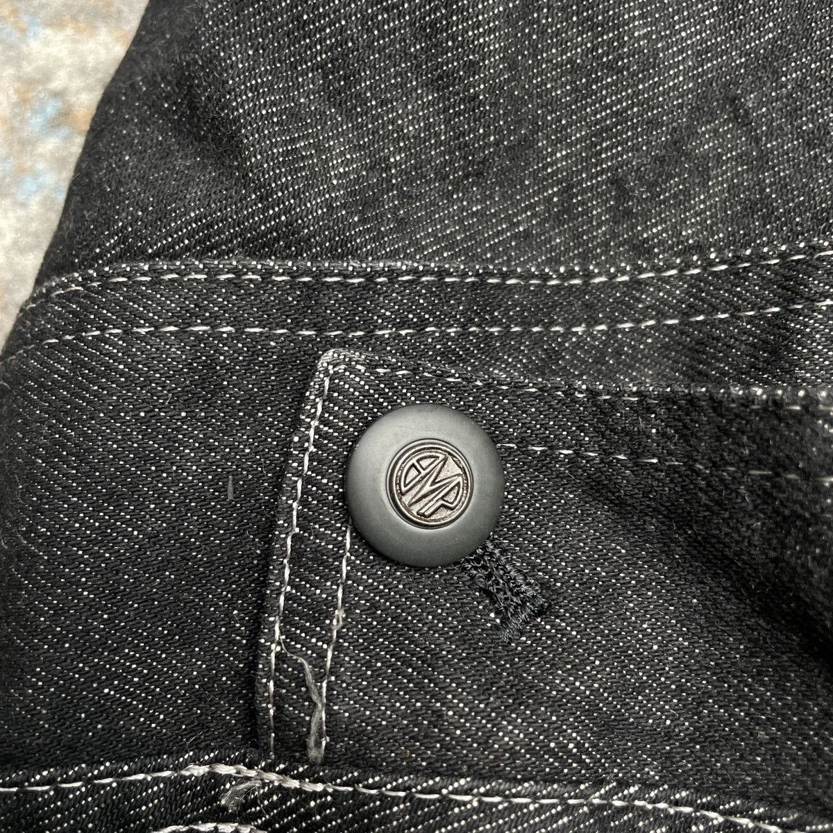 Japanese Brand Vintage Black Pia denim jacket stone black Size US L / EU 52-54 / 3 - 7 Thumbnail