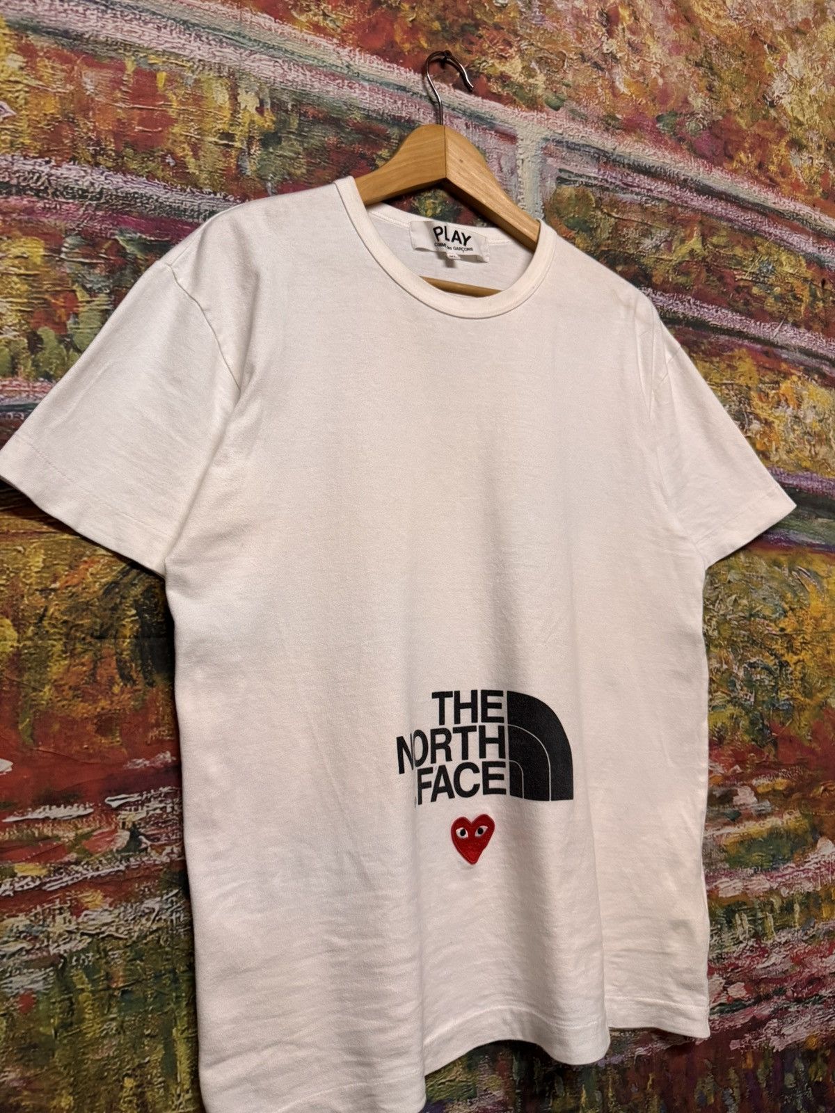 Comme des Garcons × The North Face Cdg Play x The North Face Tee Size US XL / EU 56 / 4 - 4 Thumbnail