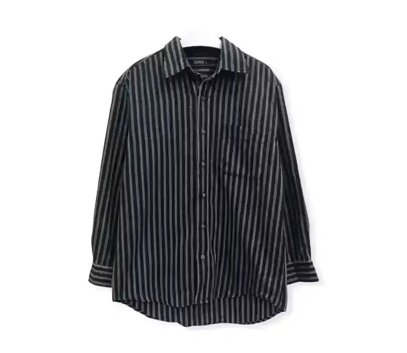 Vintage Japanese Brand Clothing Stripe Design Flannel Shirt Size US M / EU 48-50 / 2 - 1 Thumbnail