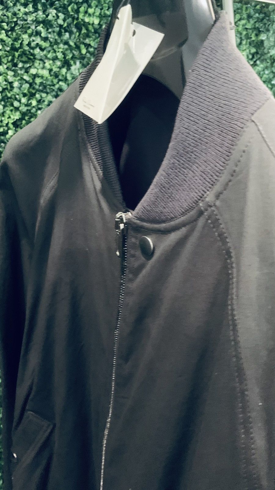 Rick Owens RICK OWENS SS18 DIRT RAGLAN FLIGHT BOMBER JACKET GRAY EU54 Size US L / EU 52-54 / 3 - 6 Thumbnail