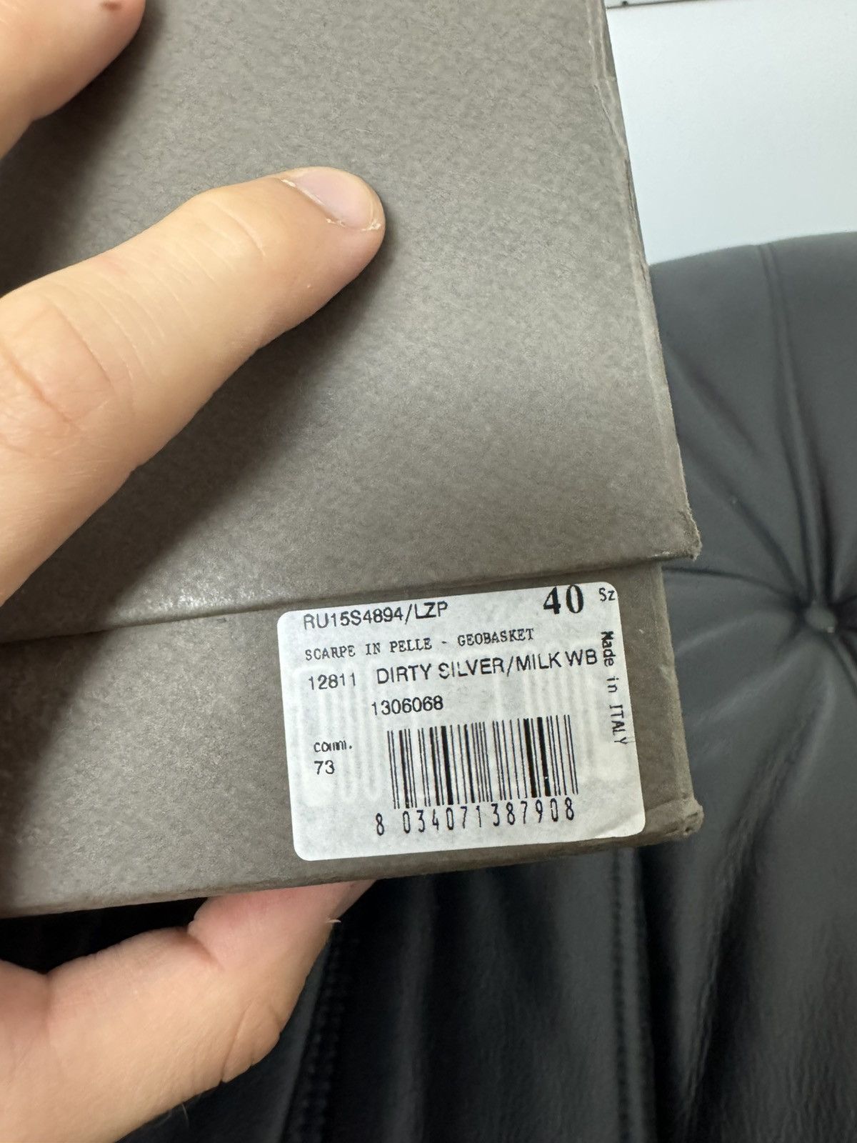 Rick Owens Rare Rick Owens Metallic Silver Geobasket High Top Sneakers Size US 7.5 / EU 40-41 - 15 Thumbnail