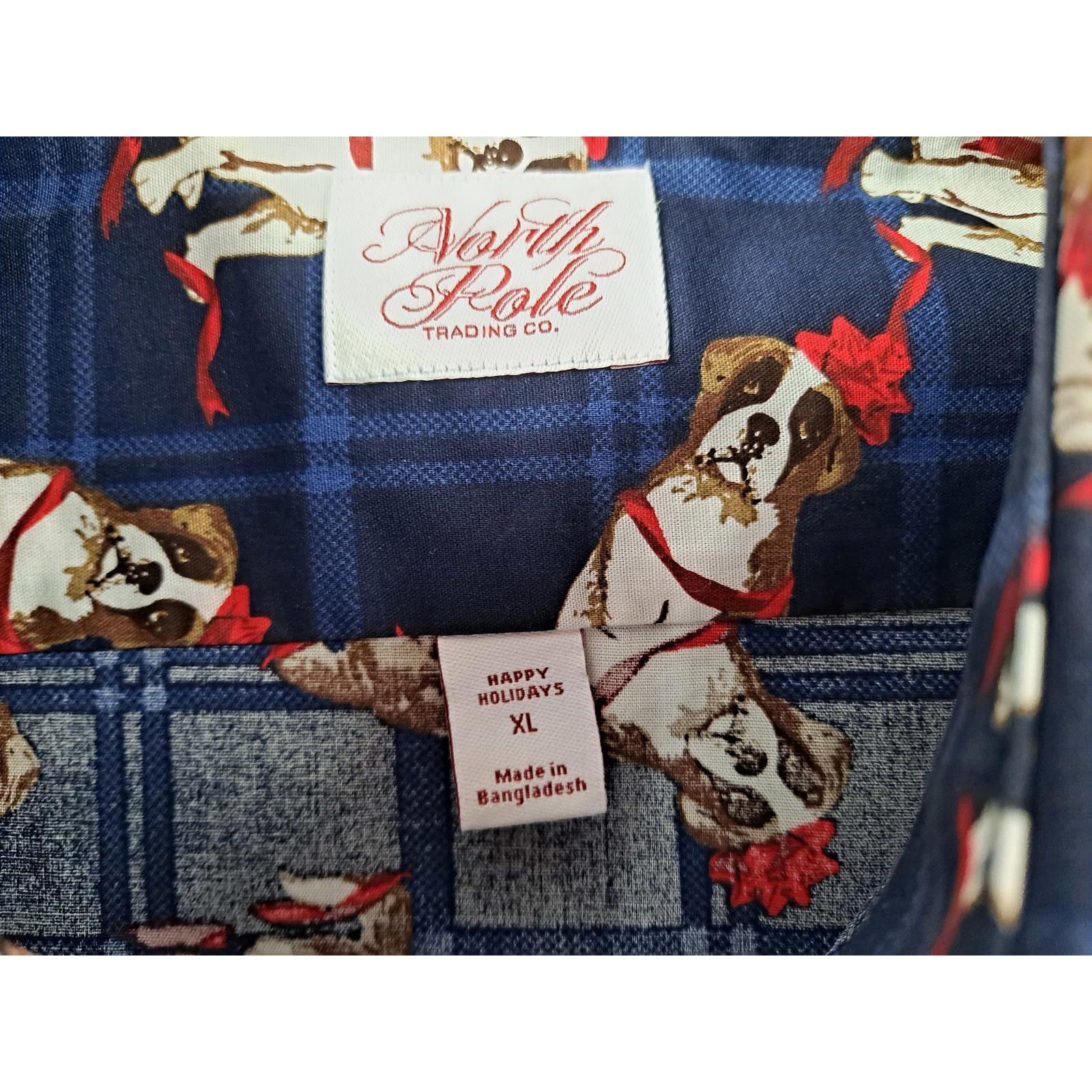 Other North Pole Trading Co Plaid Holiday Dog In A Bow Long Sleeve Size US XL / EU 56 / 4 - 3 Thumbnail