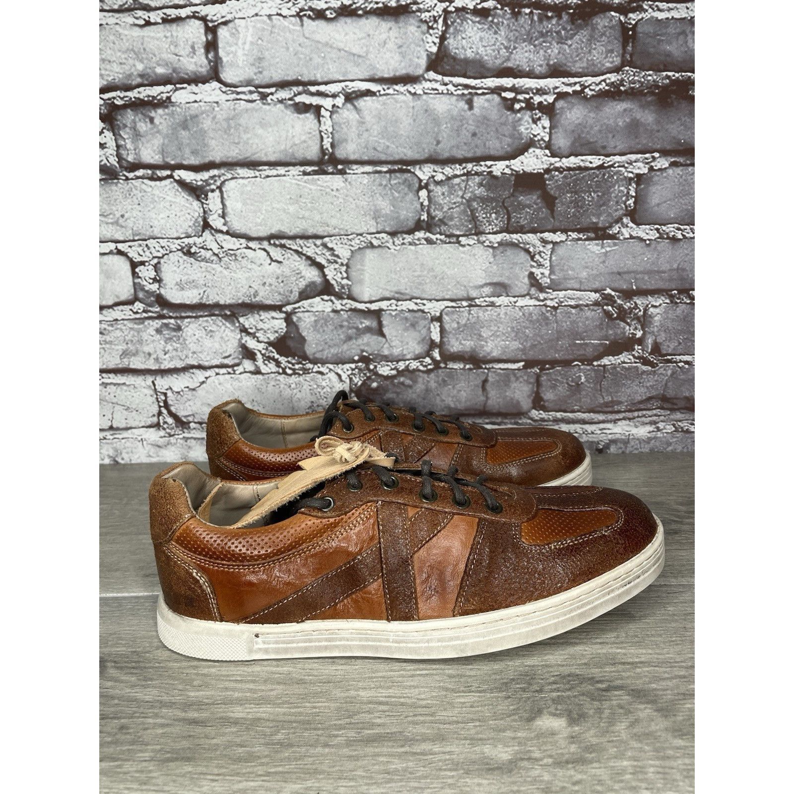 Bed Stu Bed Stu Muller Brown Leather Low Top Casual Lace Up Shoes Me Size US 8.5 / EU 41-42 - 15 Thumbnail