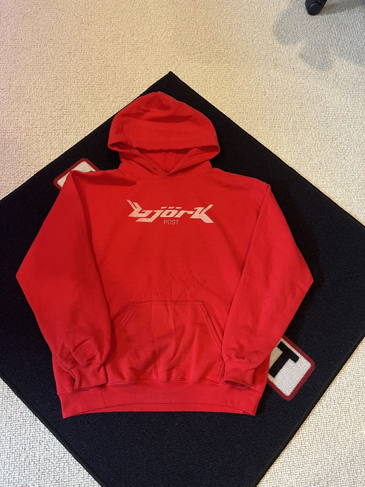 image of Bjorn Borg Late 90’S Era Bjork Post Hoodie in Red, Men's (Size Medium)