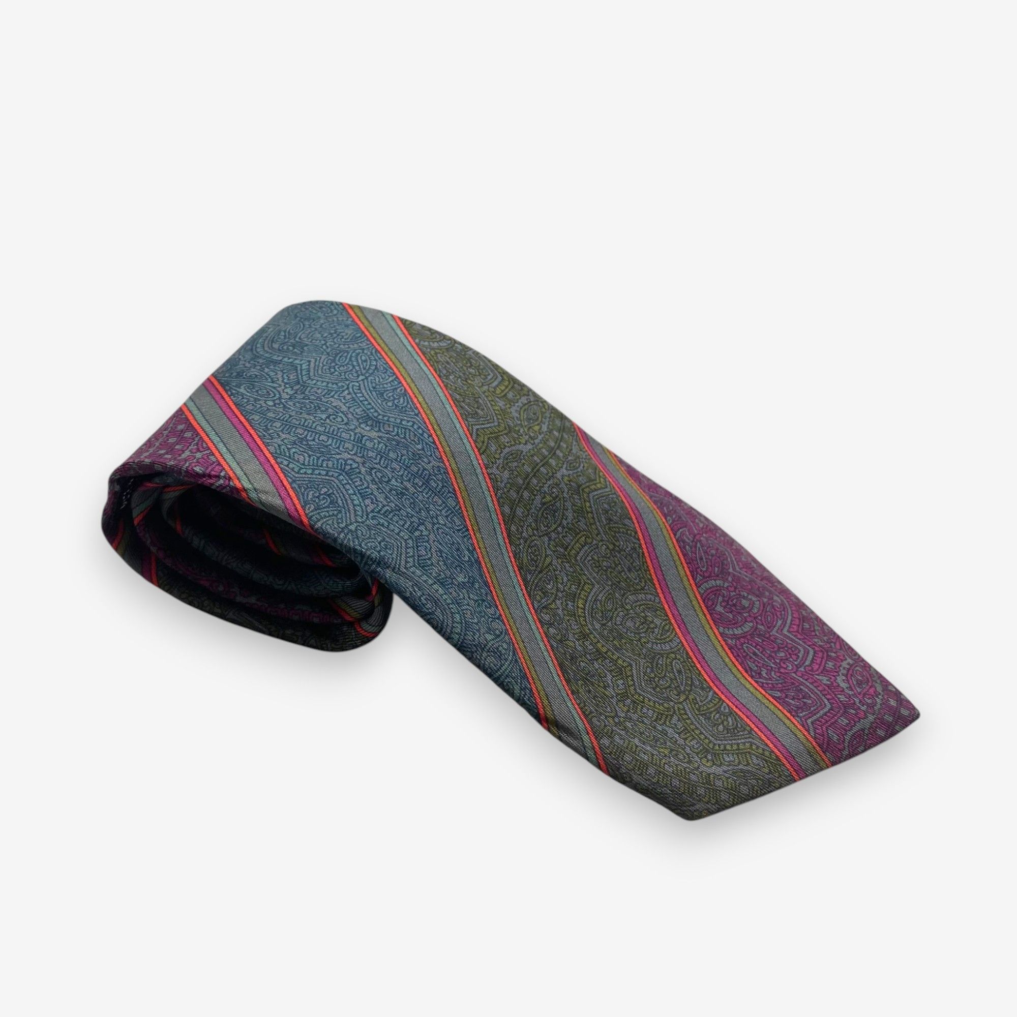 Japanese Brand Vintage Christian Dior SILK Necktie Cravate Pure Silk Size ONE SIZE - 1 Thumbnail