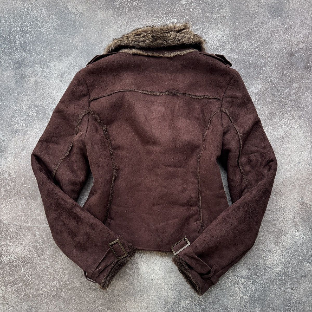 Hysteric Glamour Y2K / Boho Vintage Faux Fur Shearling/Sheepskin Style Jacket Size M / US 6-8 / IT 42-44 - 10 Thumbnail