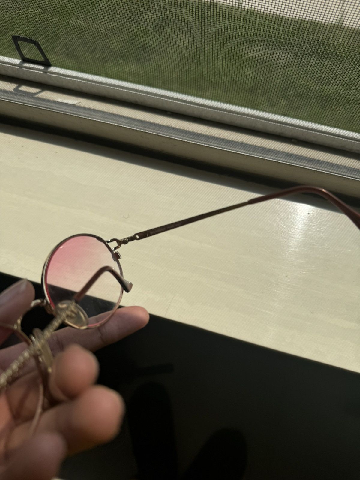 Yves Saint Laurent Vintage Yves Saint Laurent Pink Frames Size ONE SIZE - 3 Thumbnail