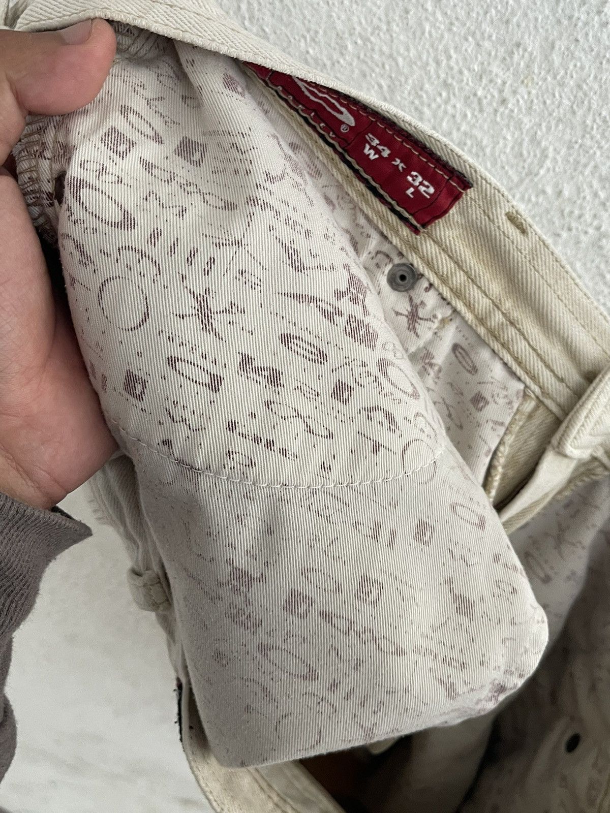 Oakley Vintage Oakley Skull Industrial Denim Distressed Baggy Pants Size US 34 / EU 50 - 12 Thumbnail