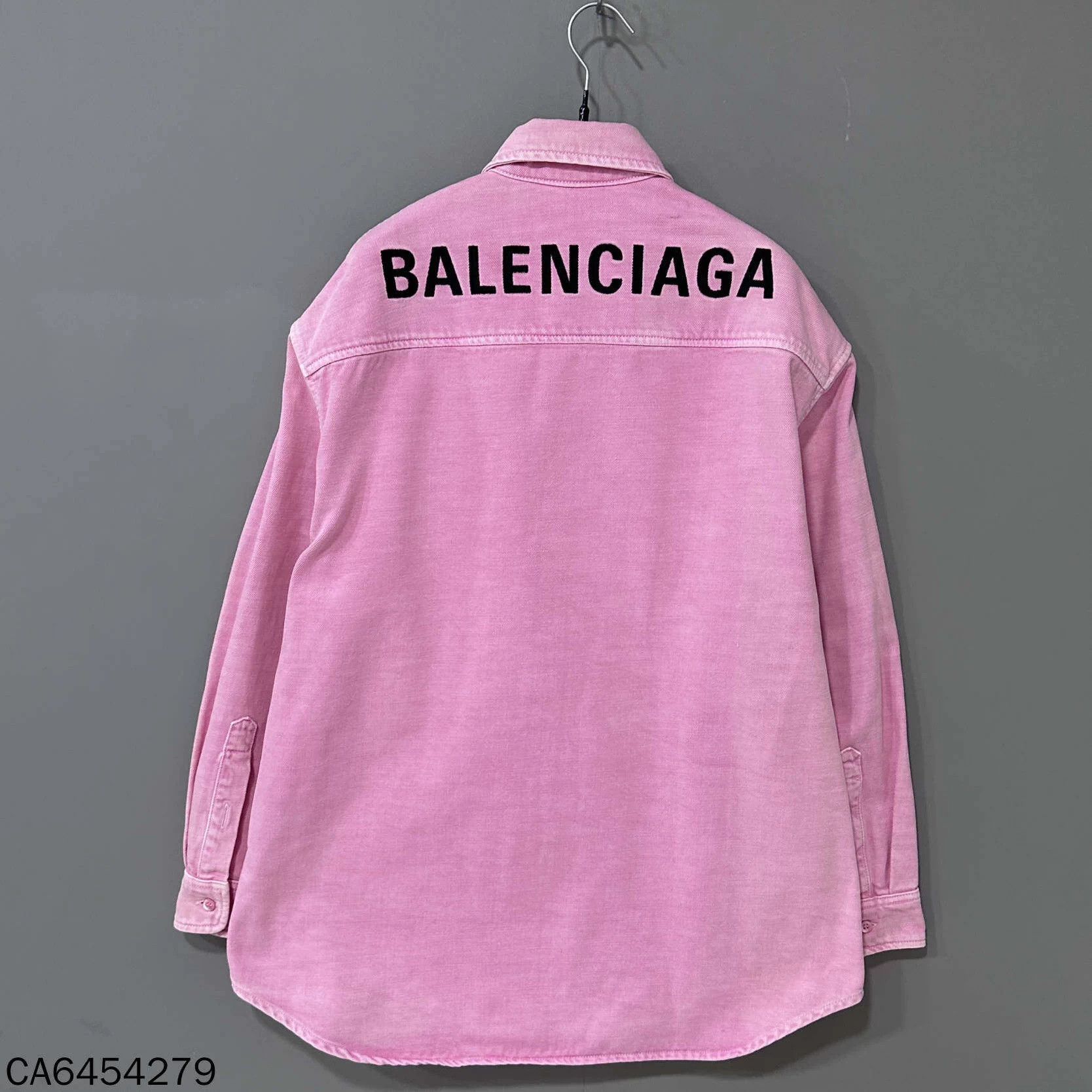 Balenciaga Balenciaga Reverse Logo Print Denim Jacket 36 Size XS / US 0-2 / IT 36-38 - 3 Thumbnail