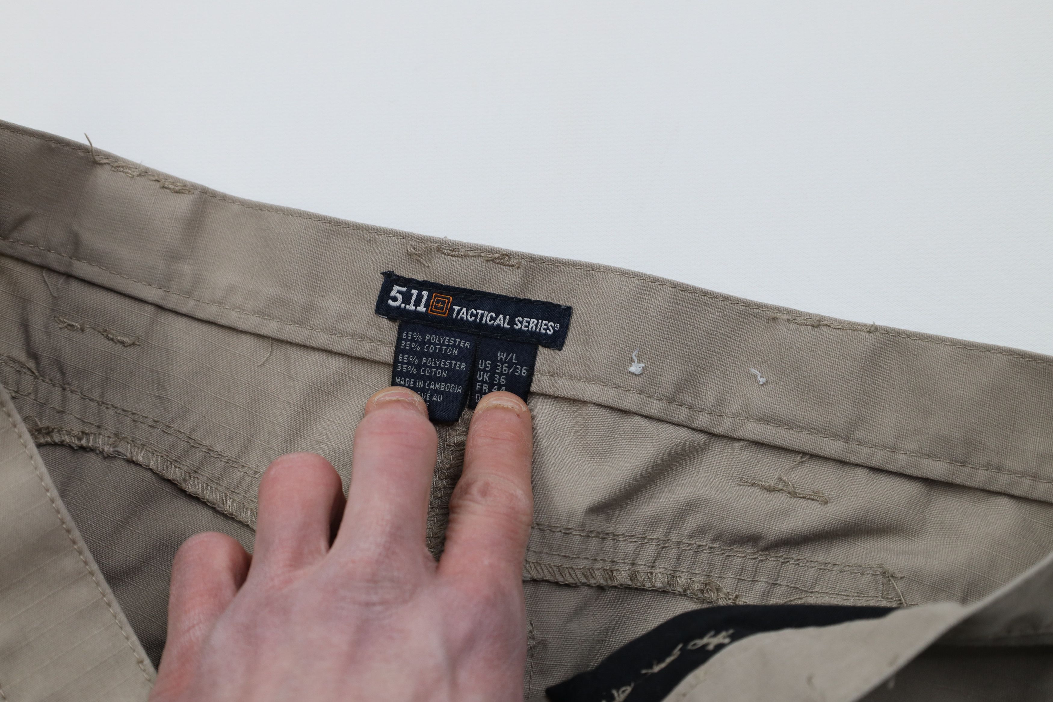 Vintage 5.11 Tactical Series Jean Cut Ripstop Double Knee Pants Size US 36 / EU 52 - 8 Thumbnail