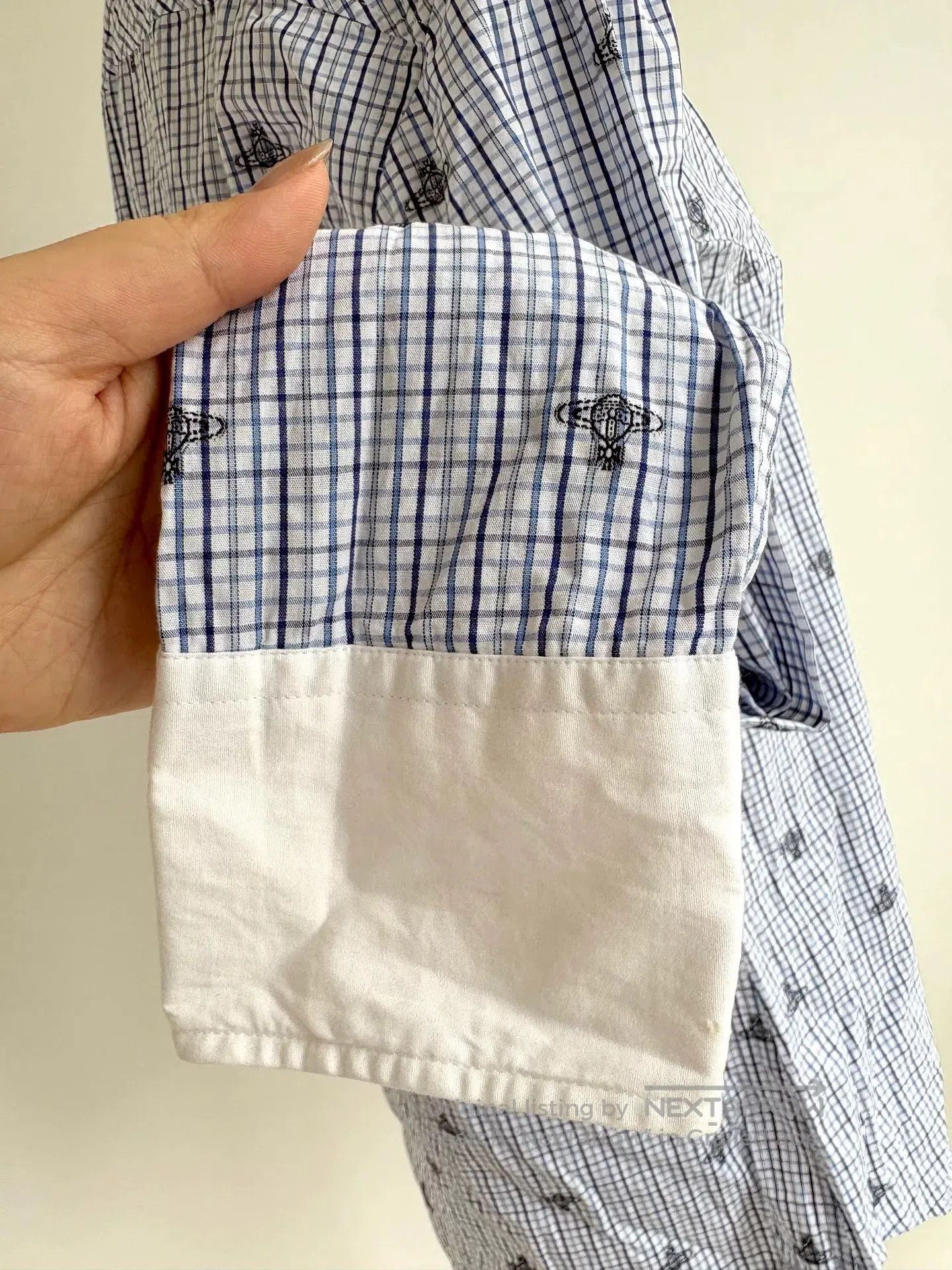Vivienne Westwood vivienne westwood blue checkered saturn shirt. Size XL / US 12-14 / IT 48-50 - 6 Thumbnail