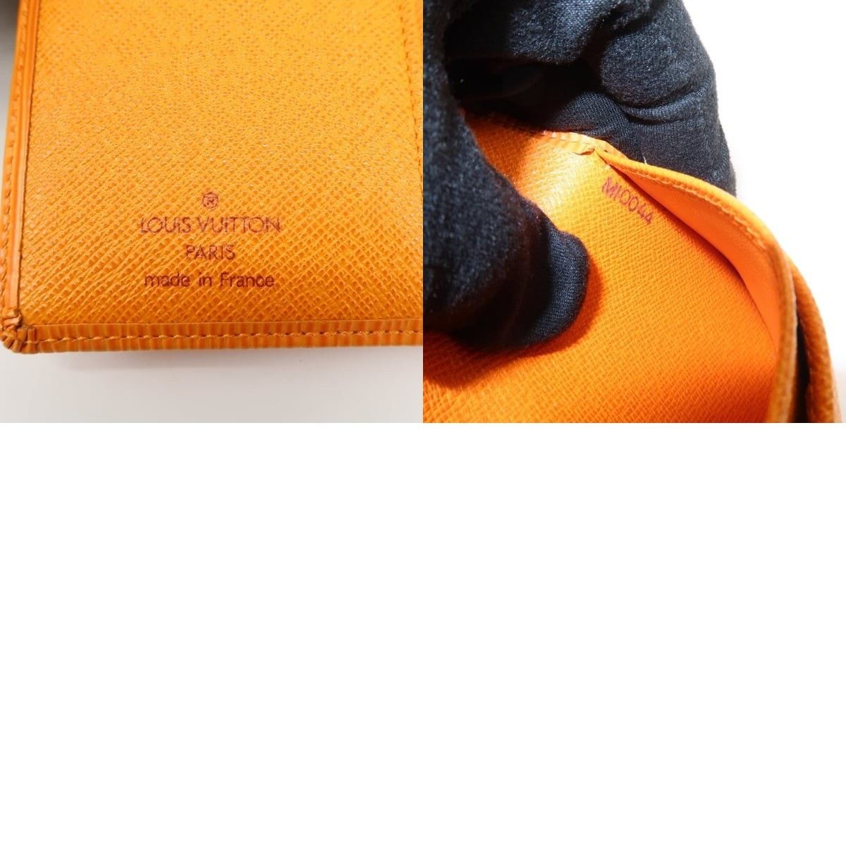 Louis Vuitton Louis Vuitton Epi Porte Monnaie Viennois Wallet Orange Size ONE SIZE - 8 Thumbnail