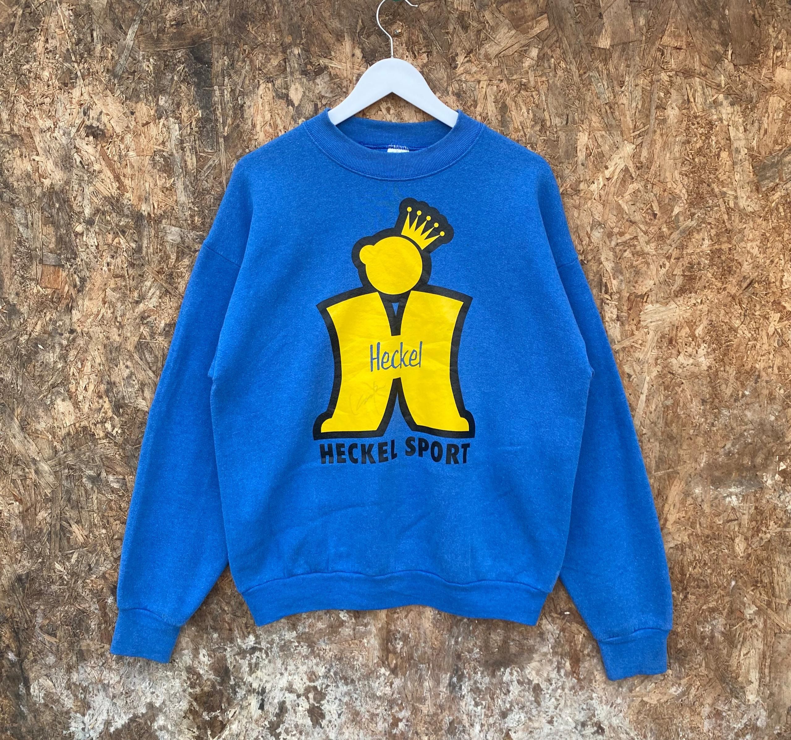 Vintage Vintage 90s Heckel Sport Sweatshirt Size US L / EU 52-54 / 3 - 1 Thumbnail