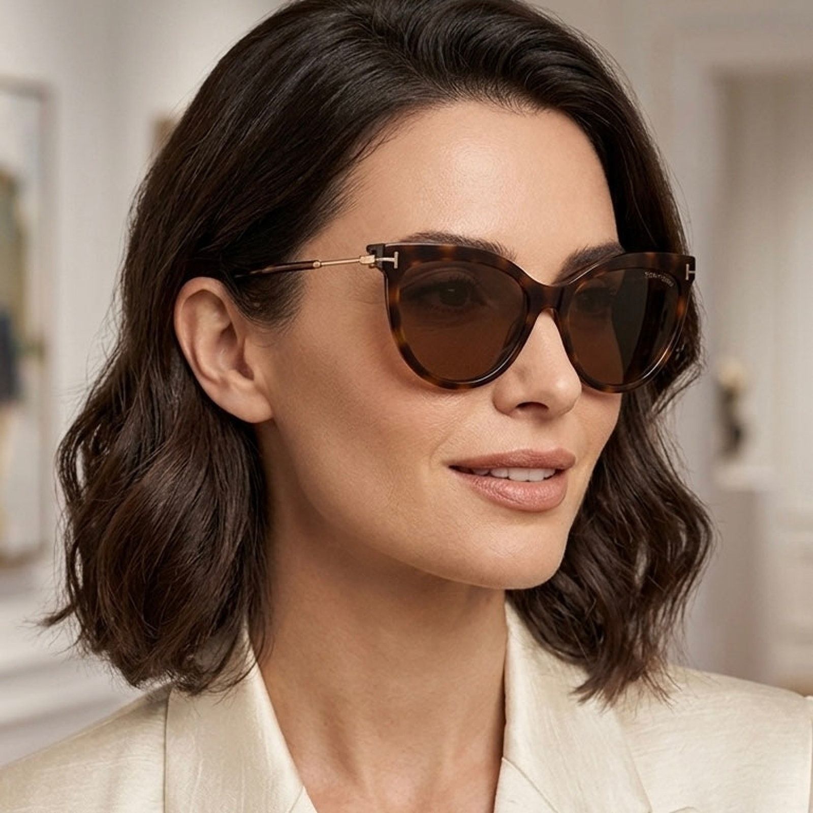Tom Ford New, TOM FORD Clip-On Sunglasses/Eyeglasses TF5994-B 052 Size ONE SIZE - 3 Thumbnail