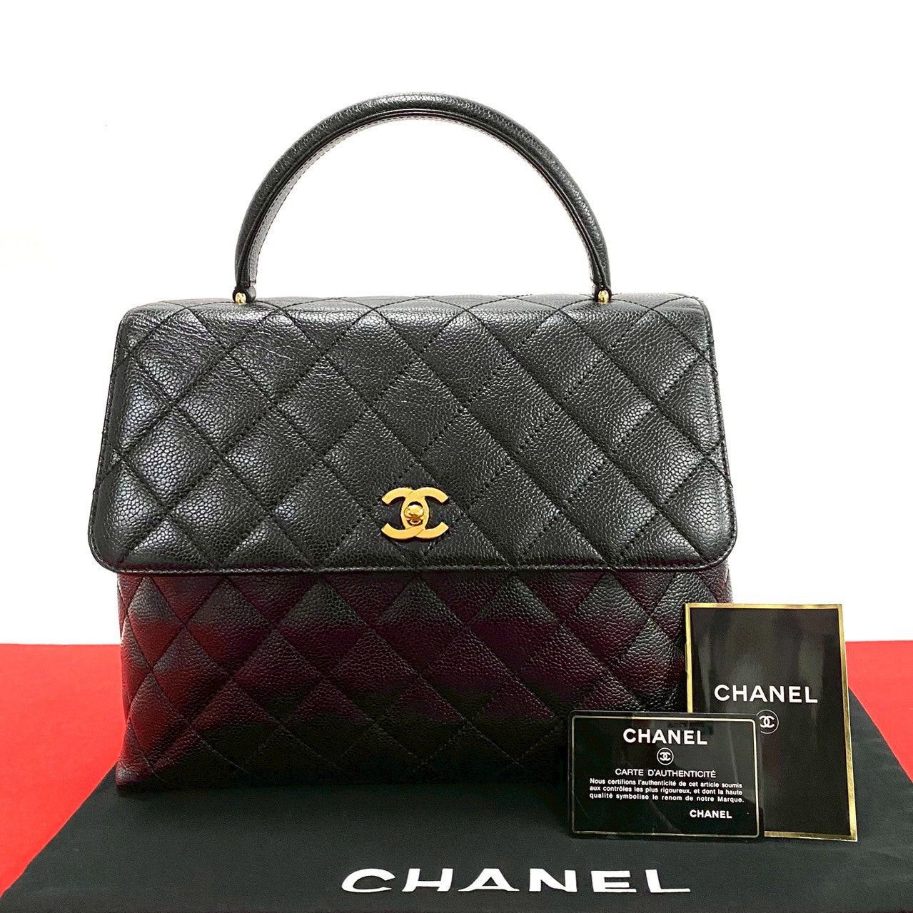 Chanel Chanel Handbag Black Leather Size ONE SIZE - 1 Thumbnail