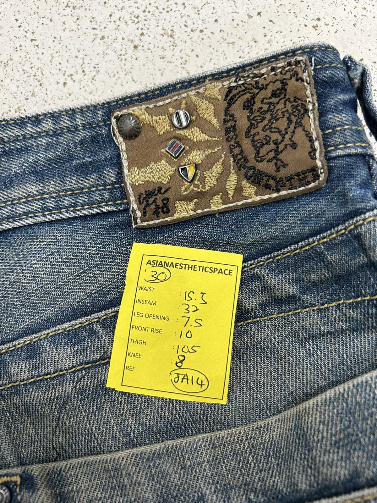 Diesel Diesel Trojan Jean Mud Washed Distressed Straight Cut Size US 30 / EU 46 - 22 Thumbnail