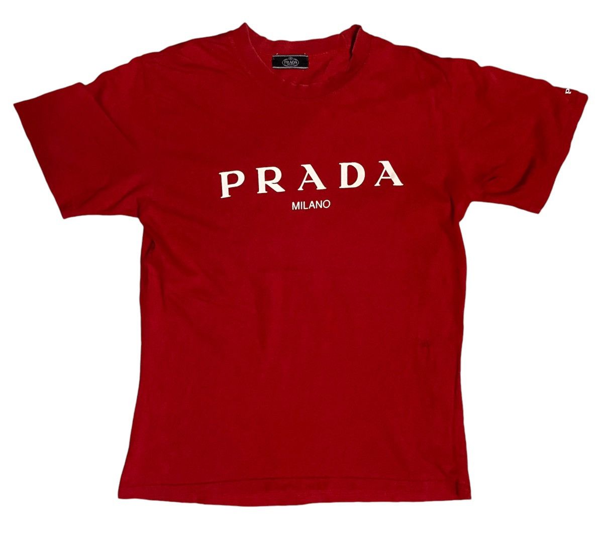 Vintage 🔥 🔥 Vintage 90’s Prada Men’s Tee Shirt Size US M / EU 48-50 / 2 - 1 Thumbnail