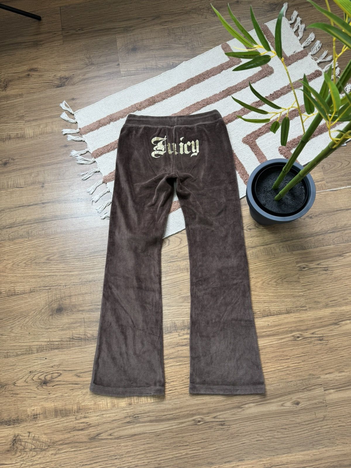 Juicy Couture VINTAGE JUICY COUTURE BROWN PANTS Size 30" / US 8 / IT 44 - 4 Thumbnail