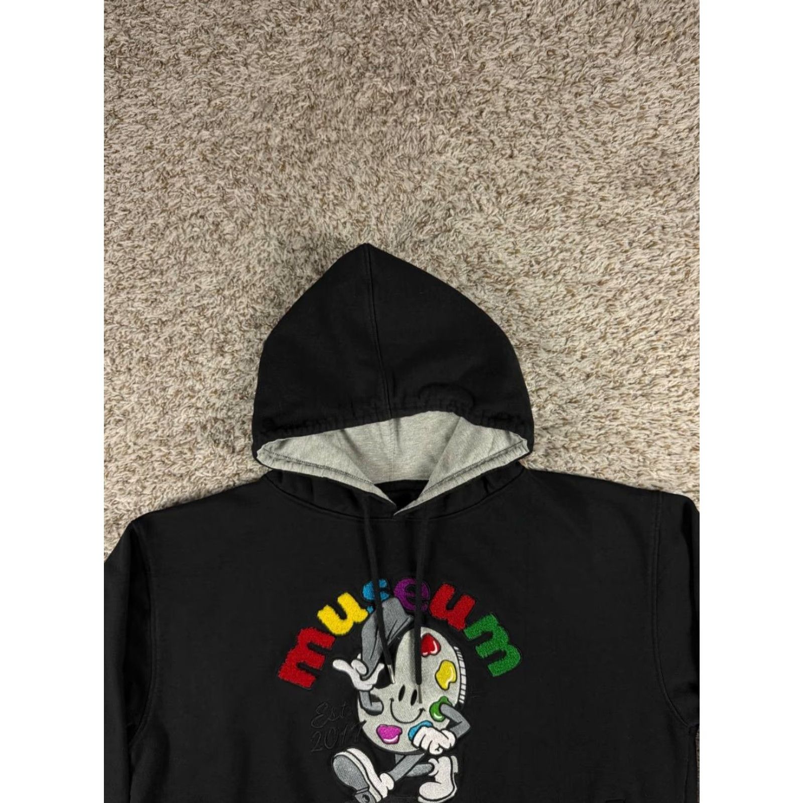 Logo 7 VINTAGE The Museum DC Embroidered Logo Black Hoodie Men's Size XL Size US XL / EU 56 / 4 - 2 Thumbnail