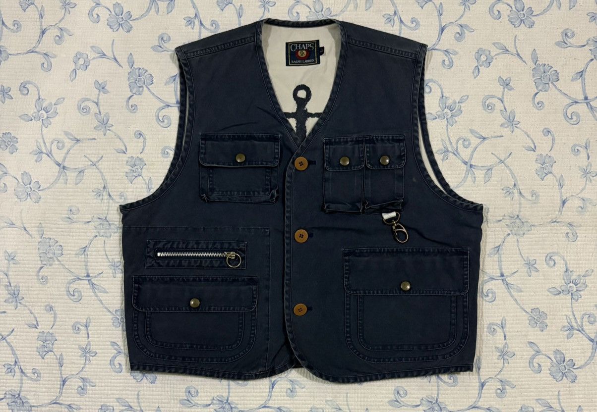 Chaps Chaps Ralph Lauren Multi Pocket Vest Size US L / EU 52-54 / 3 - 1 Thumbnail