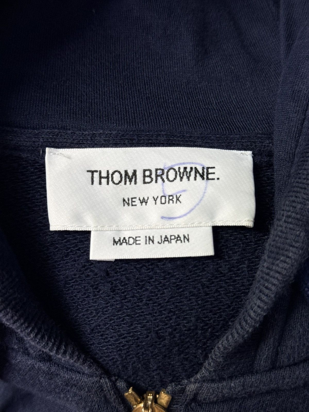 Thom Browne Thom Browne 4-Bar Zip-Up Hoodie Size US XL / EU 56 / 4 - 12 Thumbnail