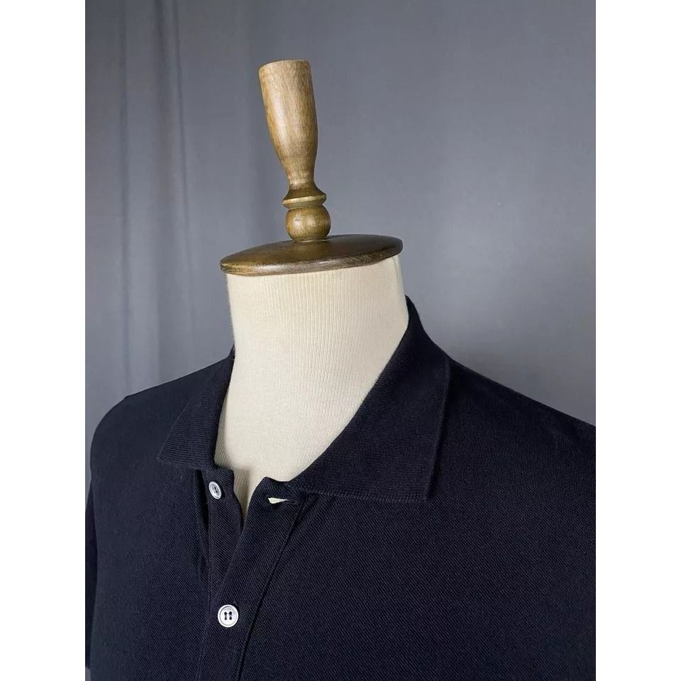 Dolce & Gabbana Dolce&Gabbana Big Back Logo Men's Black Polo T-Shirt Size 54 Size US L / EU 52-54 / 3 - 5 Thumbnail