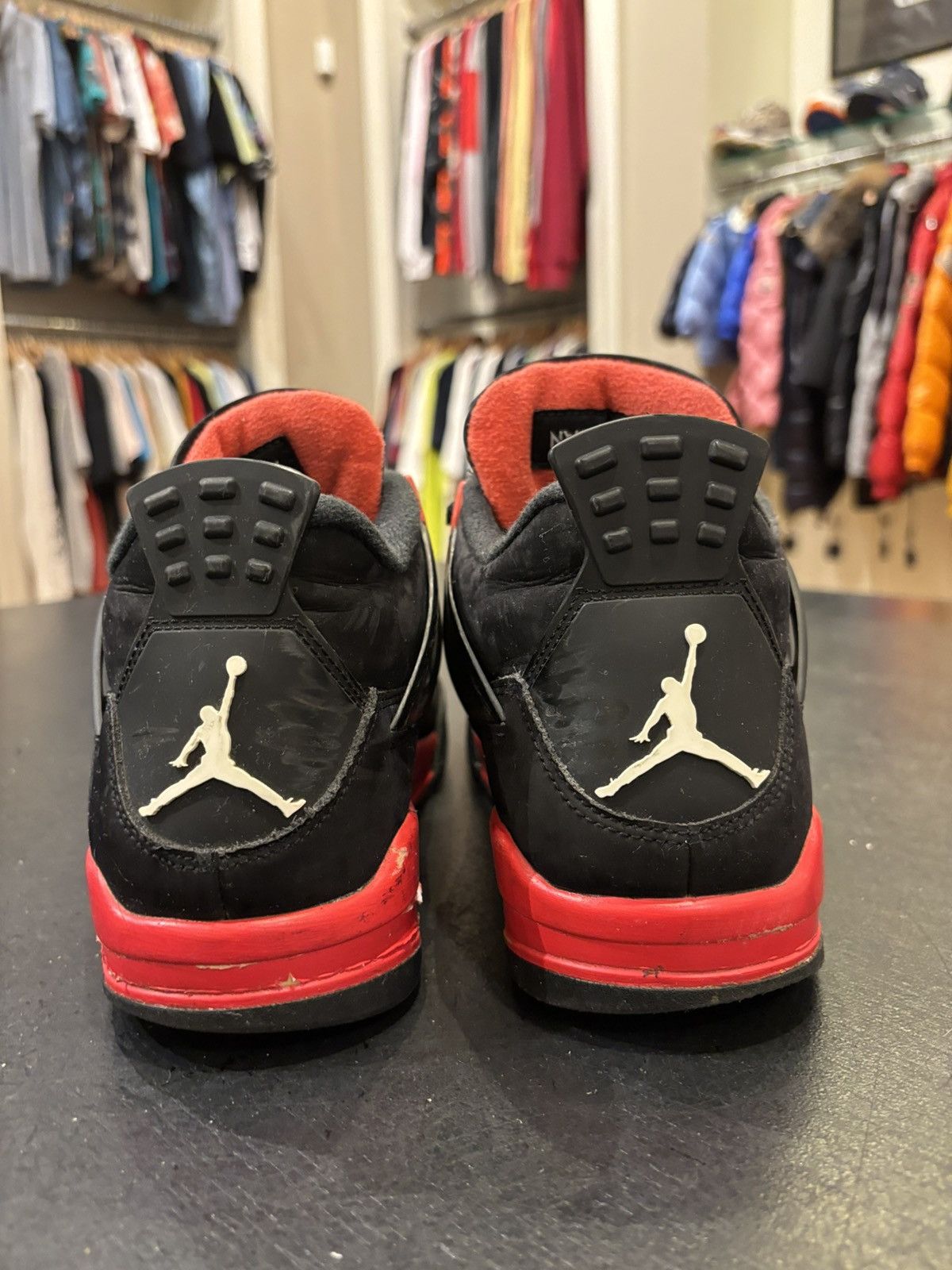 Jordan Brand Jordan 4 Retro ‘Red Thunder’ Size US 8.5 / EU 41-42 - 5 Thumbnail