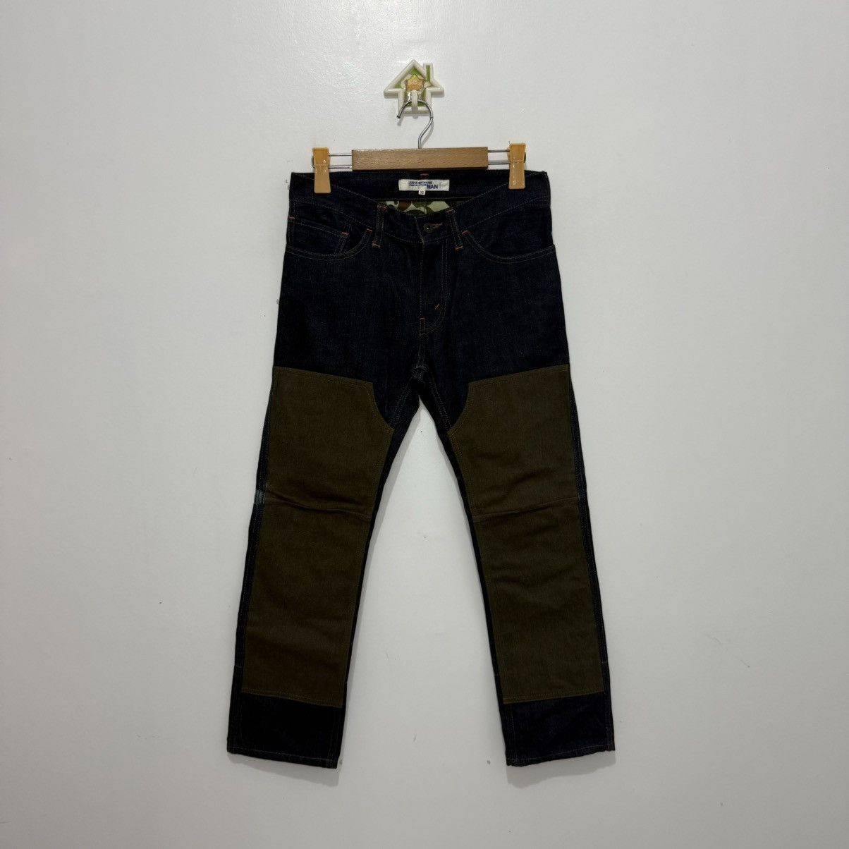 Junya Watanabe Junya Watanabe Double Knee Camouflage Denim Pants Size US 28 / EU 44 - 1 Thumbnail