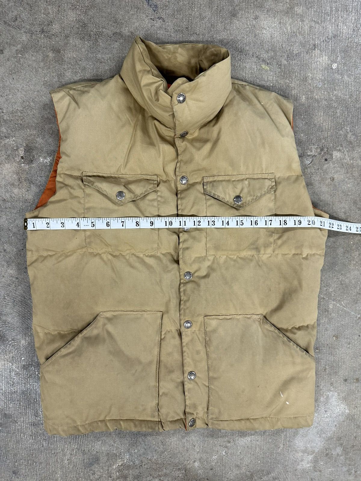 The North Face × Vintage Vintage 80s The North Face Brown Label Puffer Vest Size M / US 6-8 / IT 42-44 - 11 Thumbnail