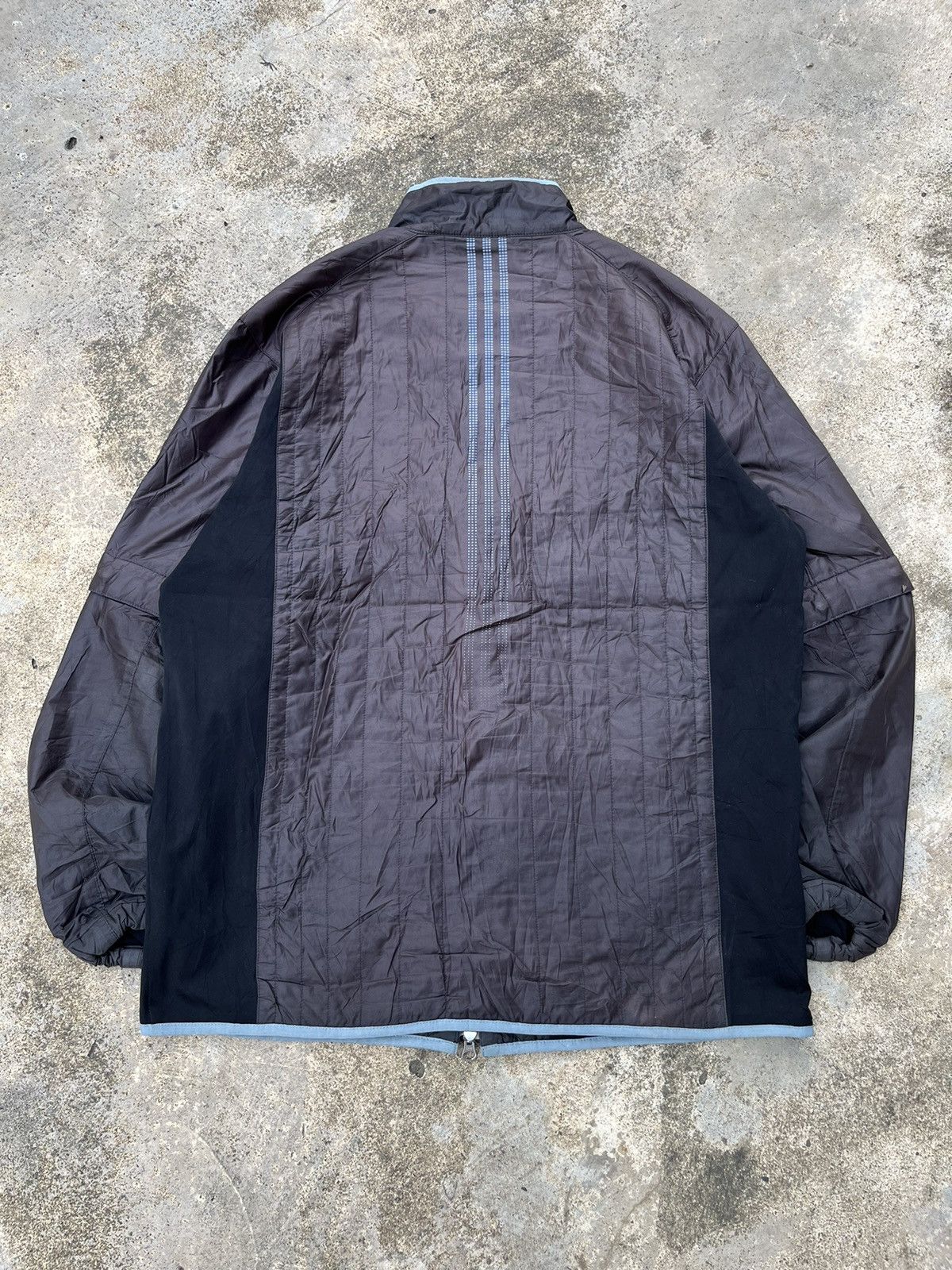 Adidas × Sports Specialties 💥Adidas Quilted Zipper Jacket 2 Way Sleeve Size US L / EU 52-54 / 3 - 2 Thumbnail