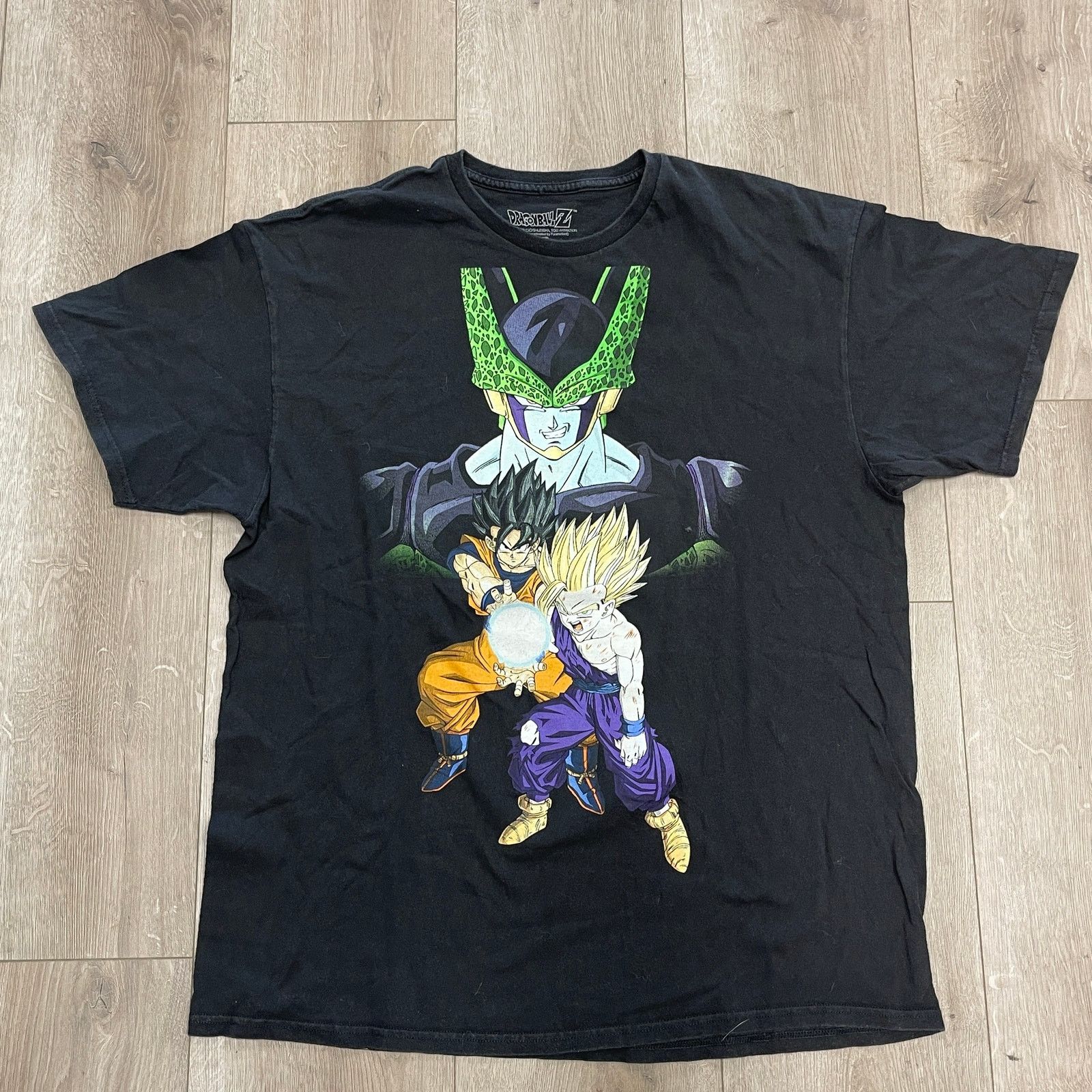 Primitive Dragonball Z Cell Goku Gohan Anime Tee T Shirt Black Size XL Size US XL / EU 56 / 4 - 1 Thumbnail