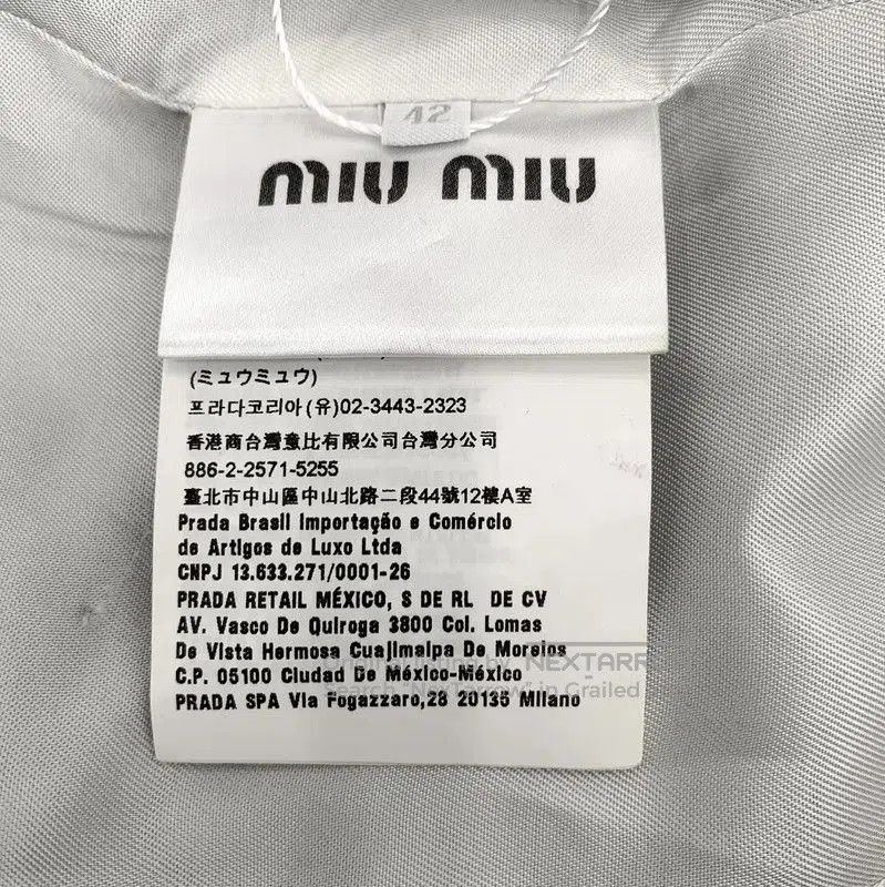 Miu Miu Miu Miu Women's Wool Navy Blue Coat . Size XXS / US 00 / IT 34 - 7 Thumbnail