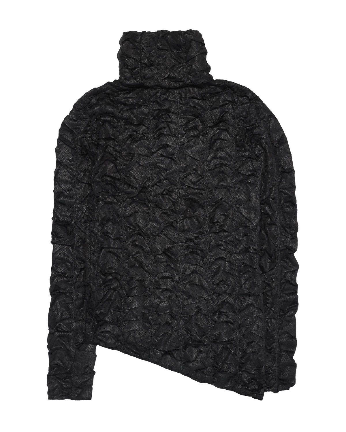 Tornado Mart ByTheR Snake-Textured High Neck Long Sleeve Top Size US S / EU 44-46 / 1 - 2 Thumbnail