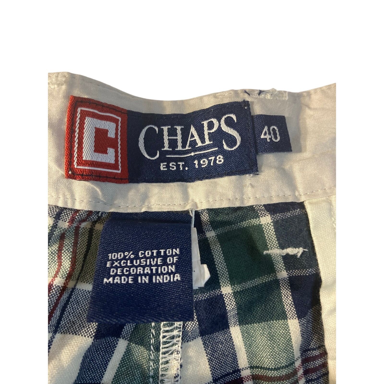 Chaps NWT Ralph Lauren Chaps Madras Checked Shorts - Men's Sz 40 Size US 40 / EU 56 - 3 Thumbnail