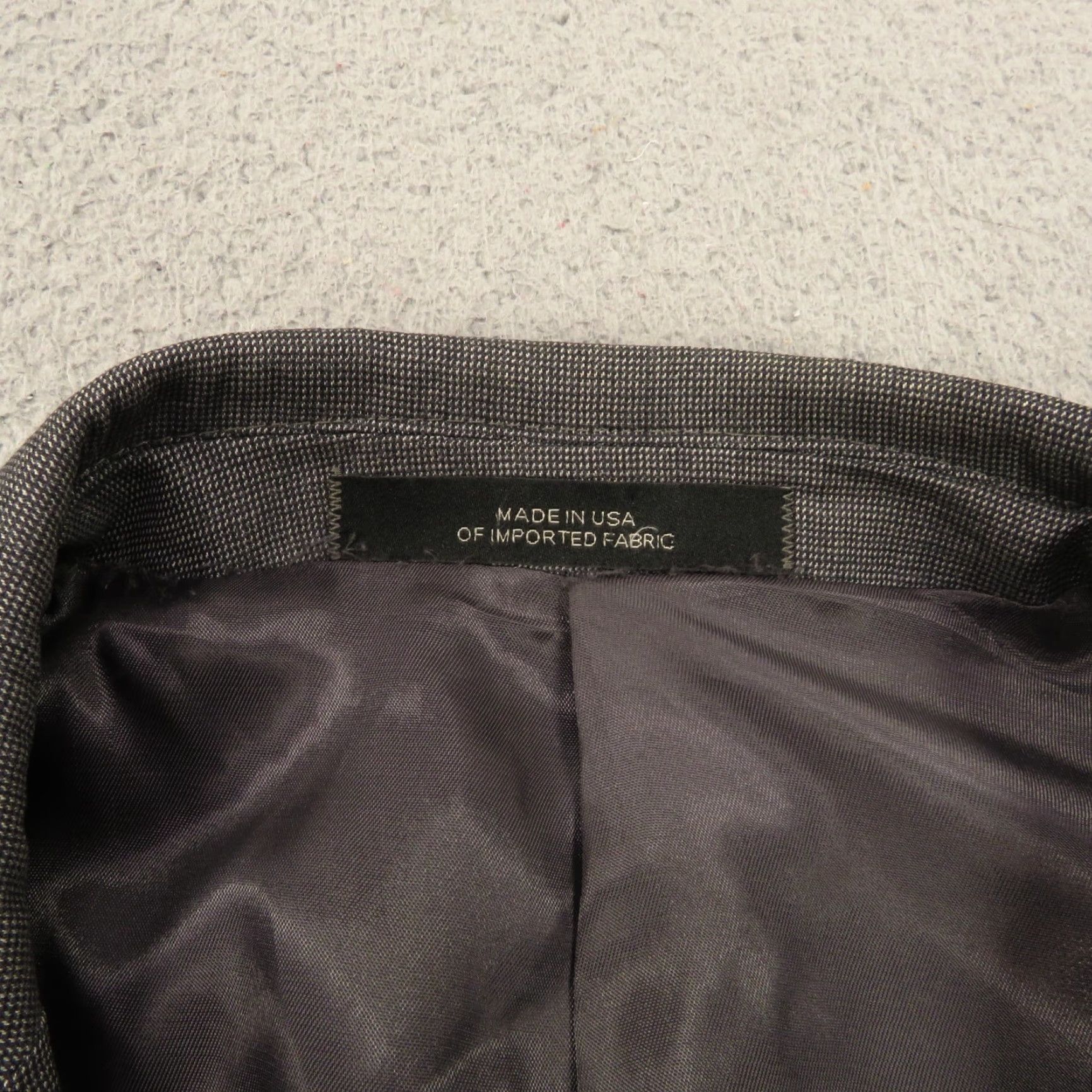 Ermenegildo Zegna Ermenegildo Zegna Suit 2 Piece Charcoal Wool Silk Jacket Pant 44L 36x32 Men Regular Notch Lapel Size 44R - 6 Thumbnail