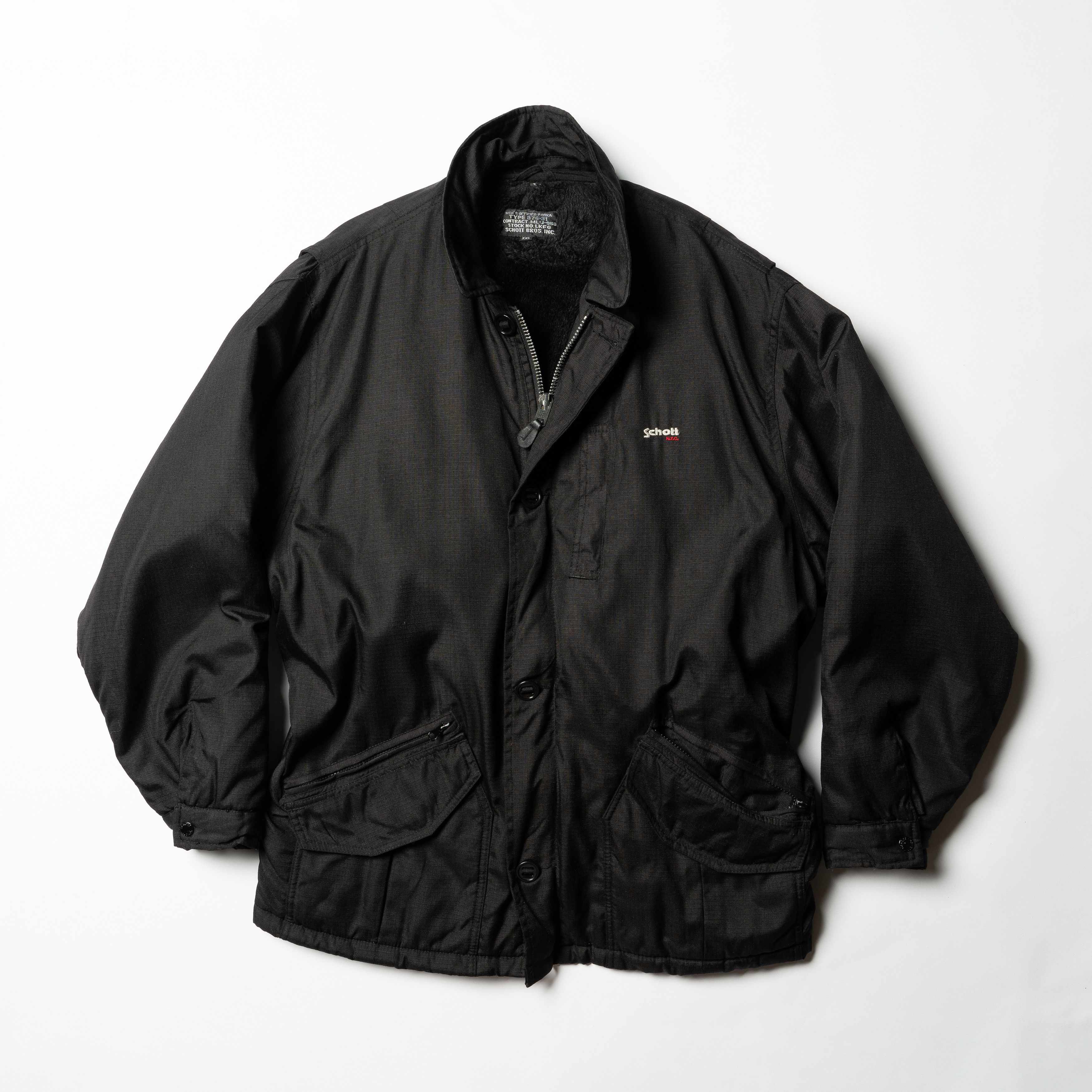 Schott 🔵 SCHOTT Cordura Black Jacket Size US XXL / EU 58 / 5 - 1 Thumbnail