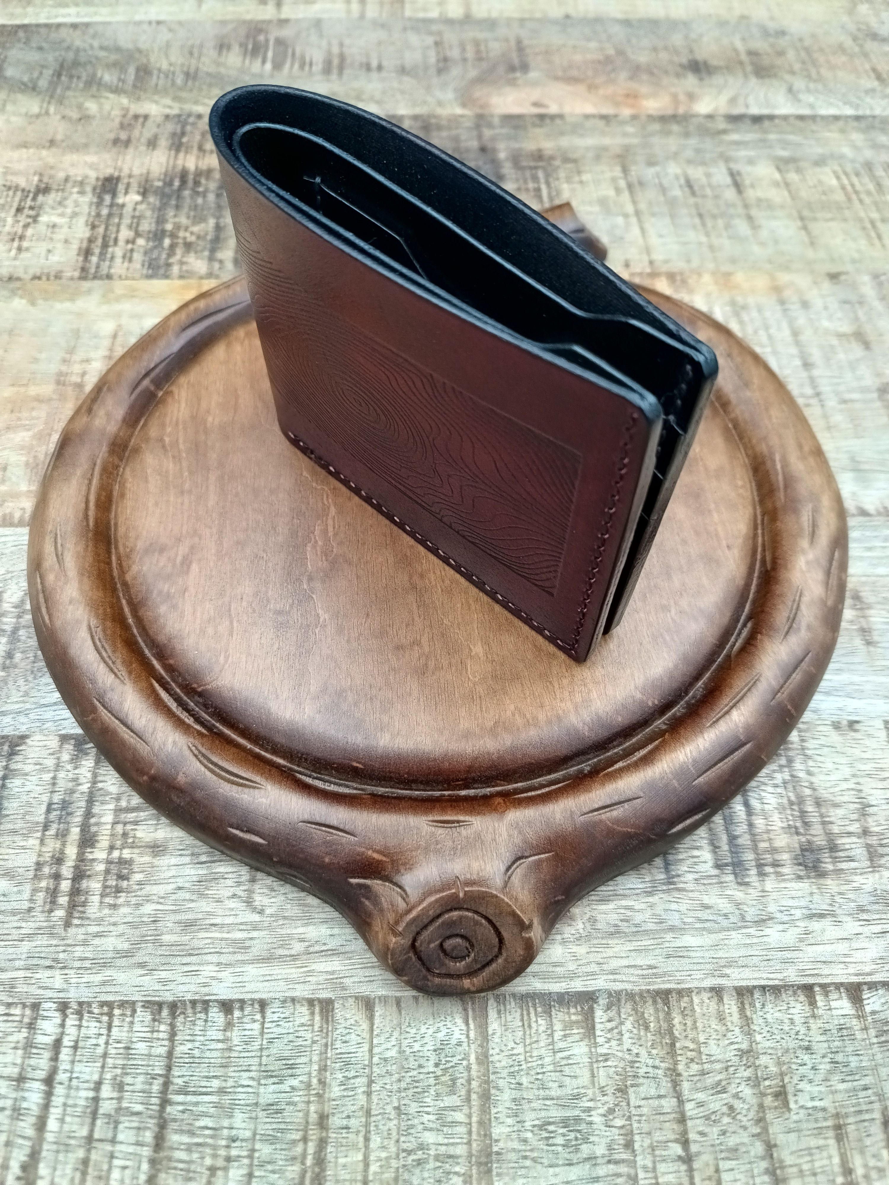 Other Handmade top grain leather wallet cardholder Size ONE SIZE - 7 Thumbnail