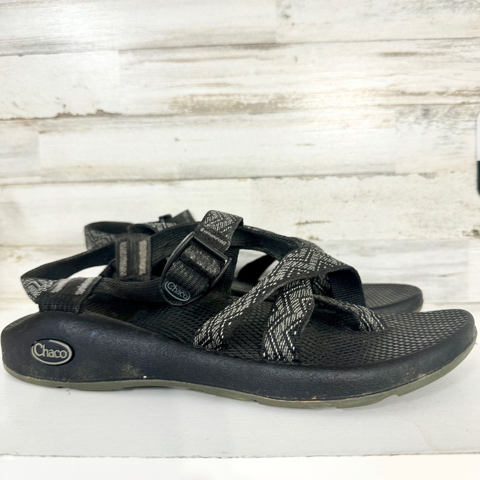 Chaco Chaco Z/2 Classic Sandals, Vibram, Black/Grey, Size 9 Size US 9 / IT 39 - 3 Thumbnail